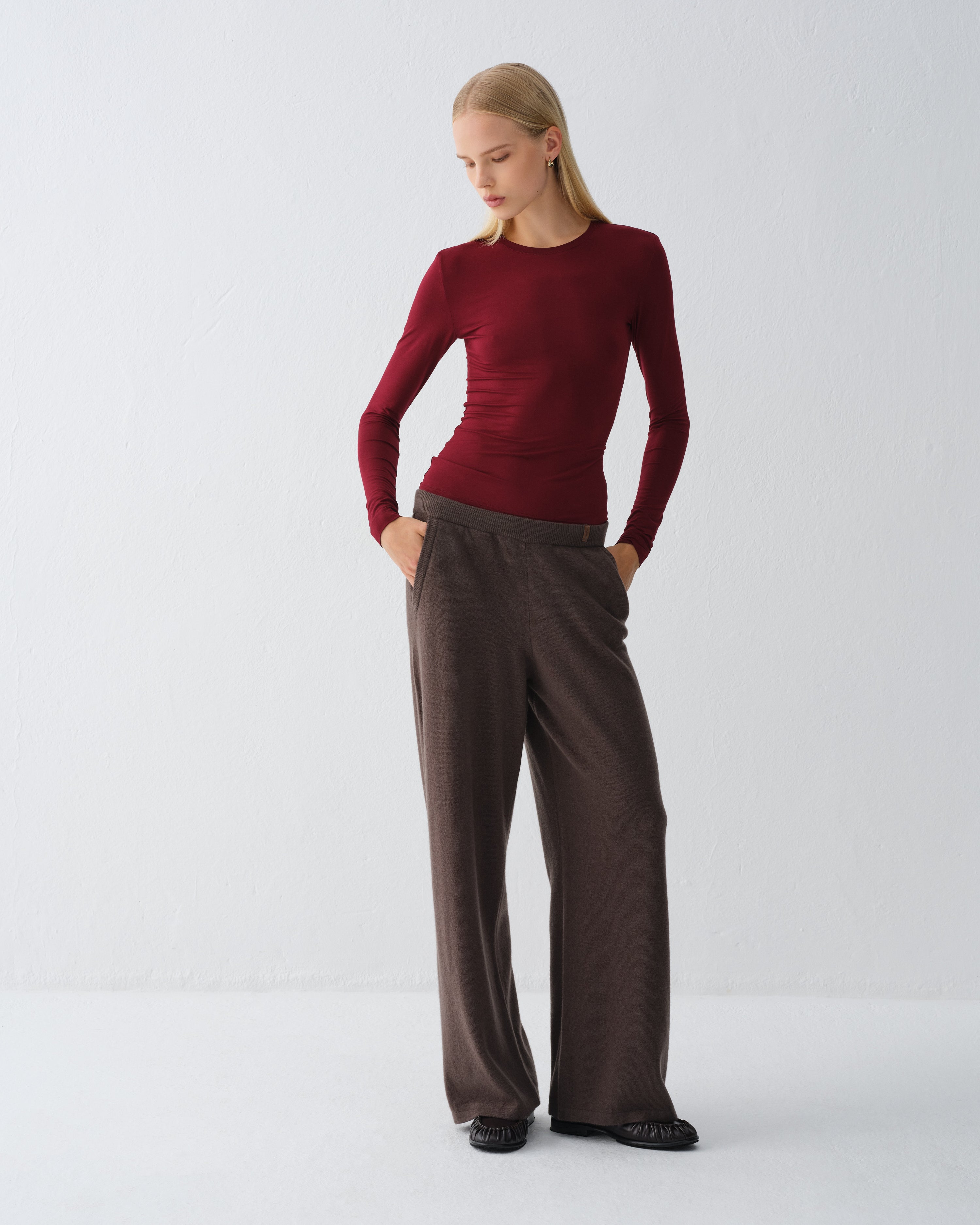 LONGSLEEVE APRIL BURGUNDY