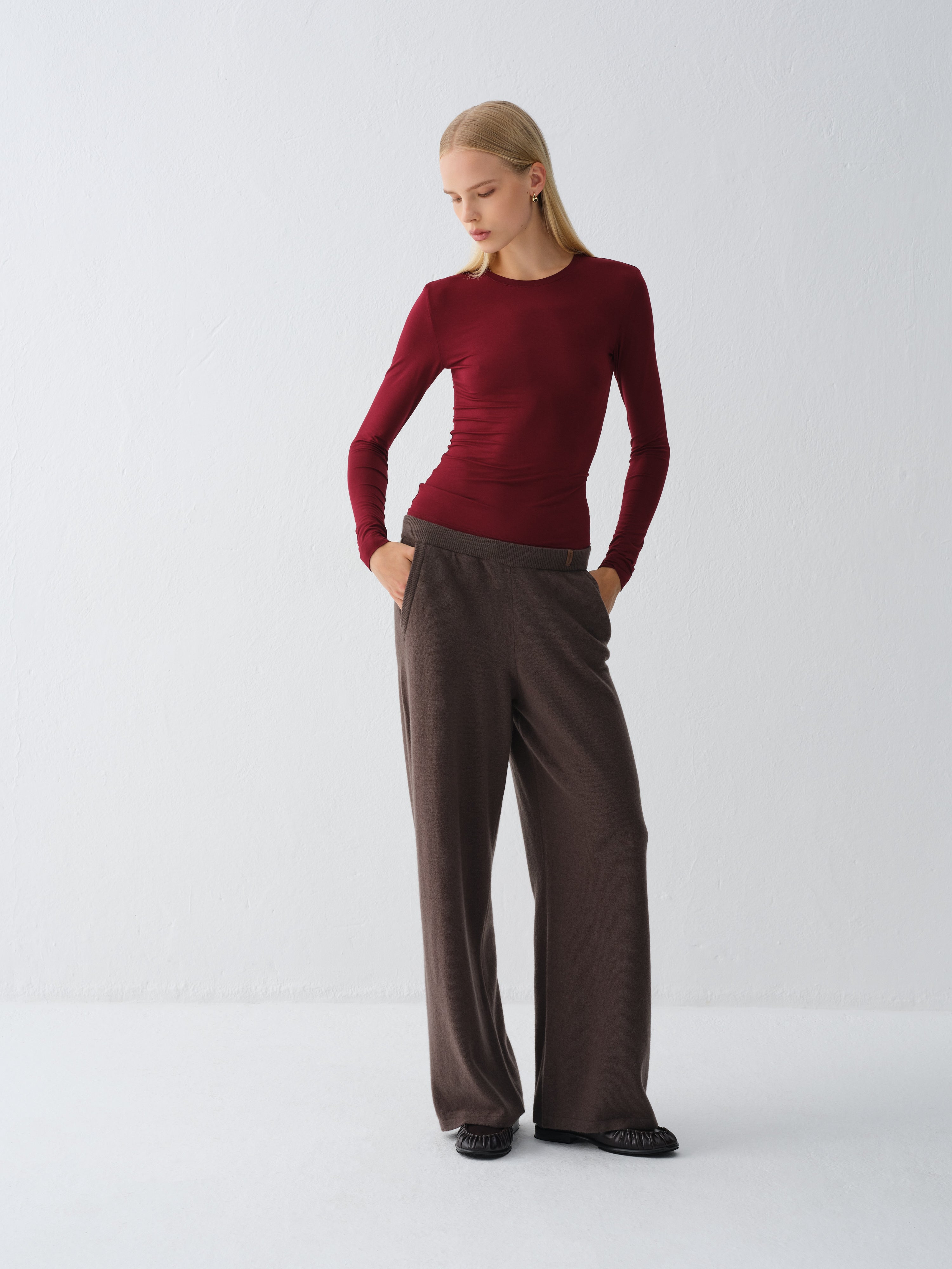 LONGSLEEVE APRIL BURGUNDY