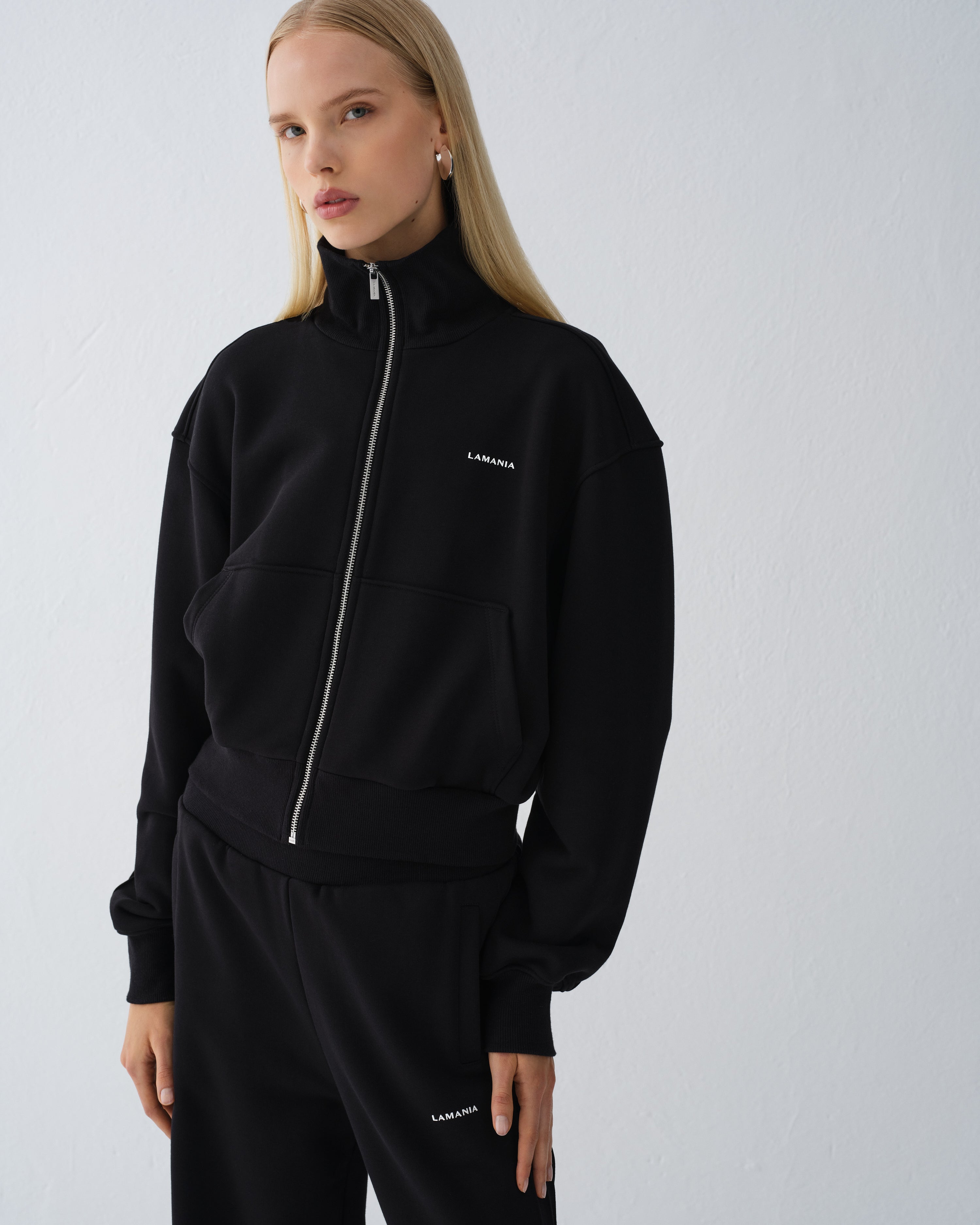 BLUZA ROZPINANA PIN BLACK