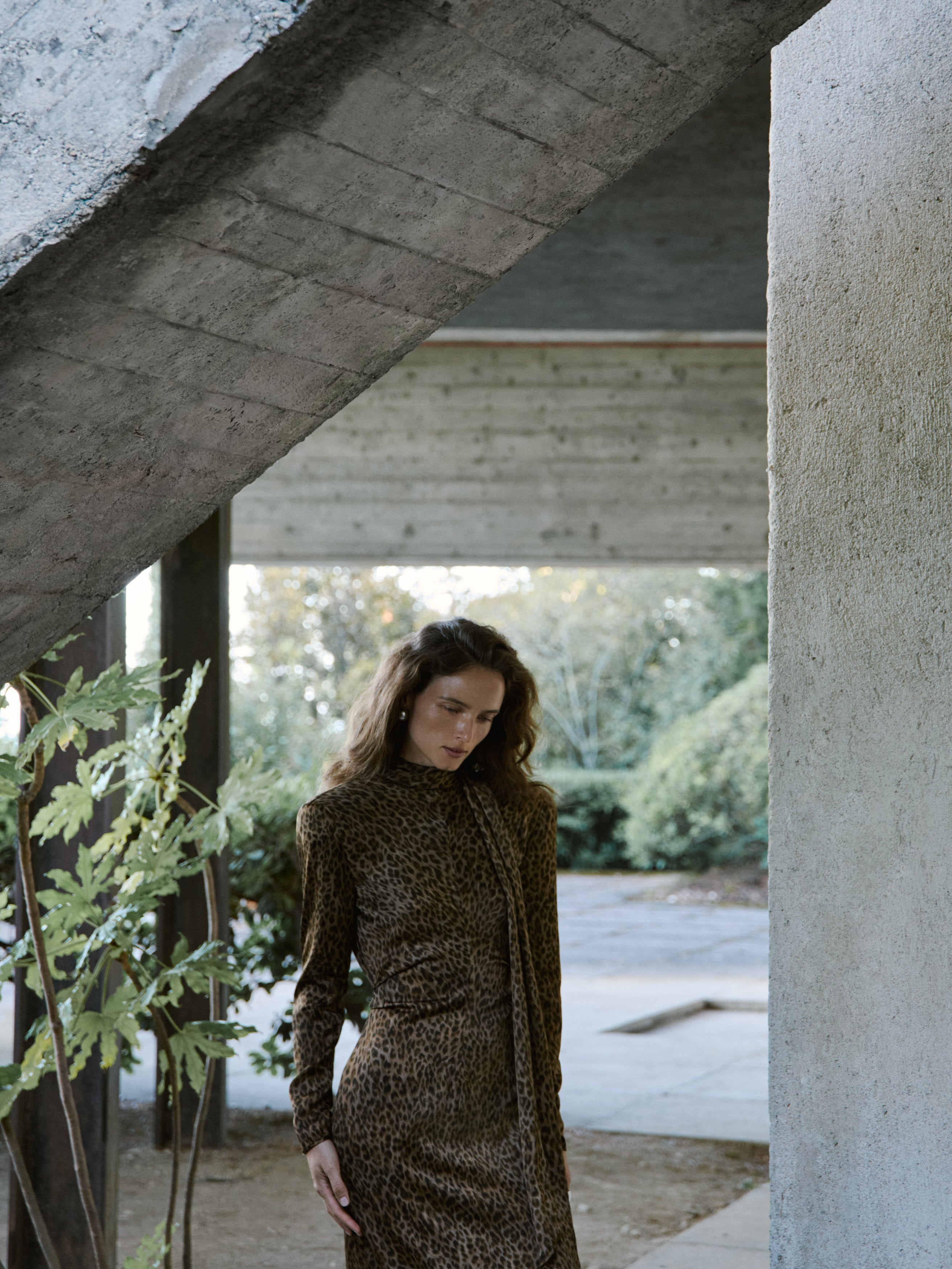 AZAR DRESS LEOPARD PRINT