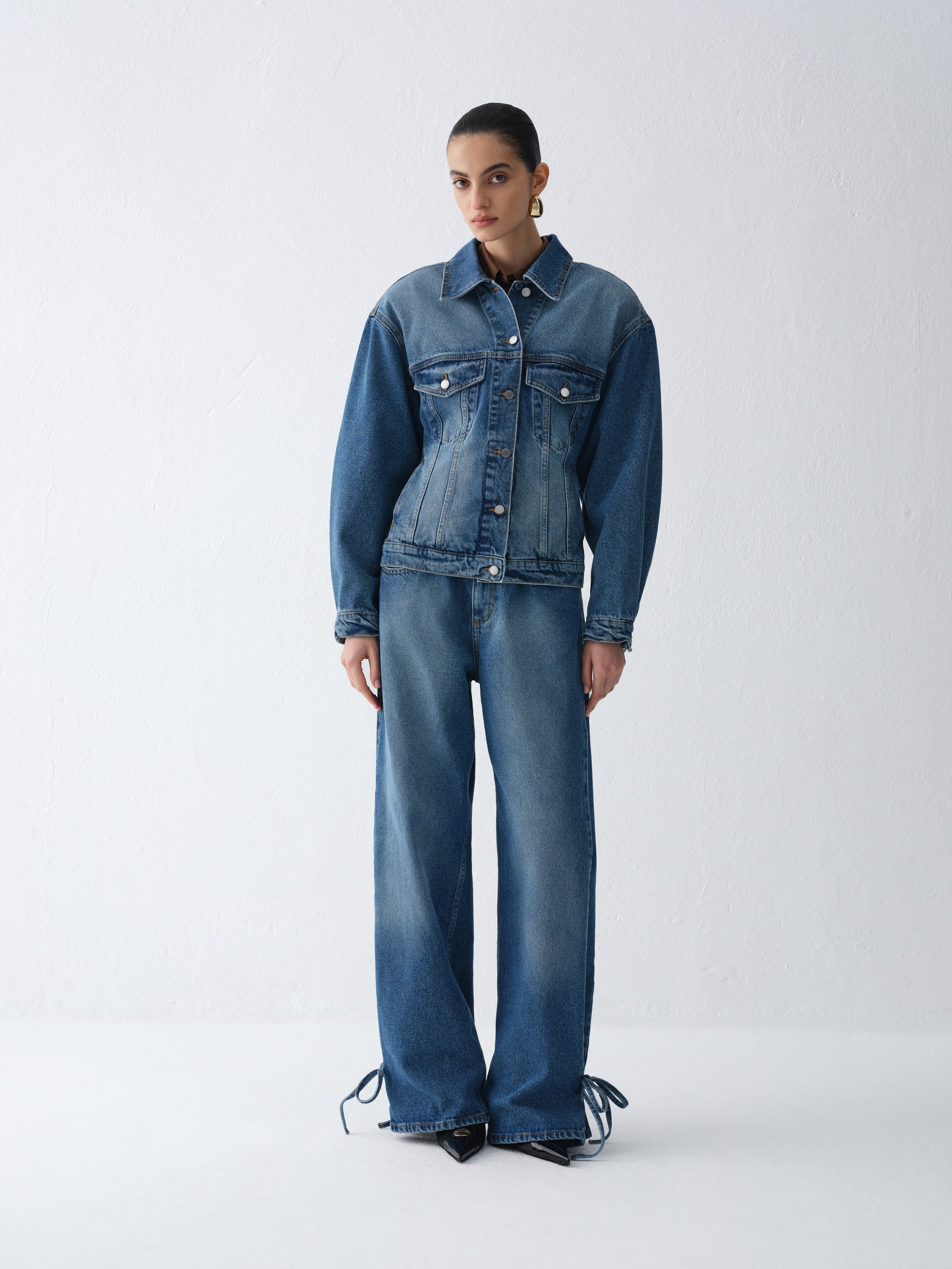 KURTKA JEANSOWA HAIM CLASSIC BLUE