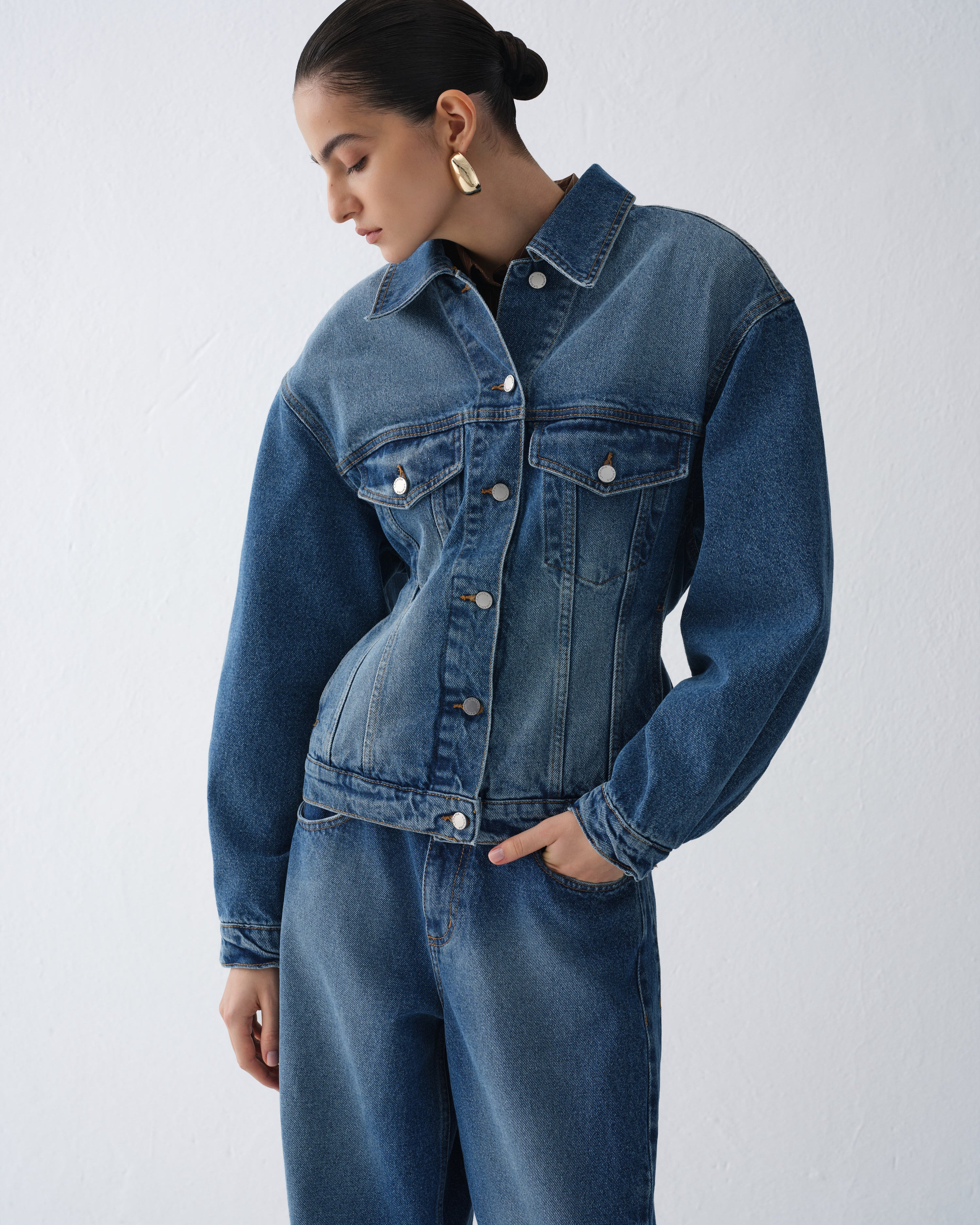 KURTKA JEANSOWA HAIM CLASSIC BLUE