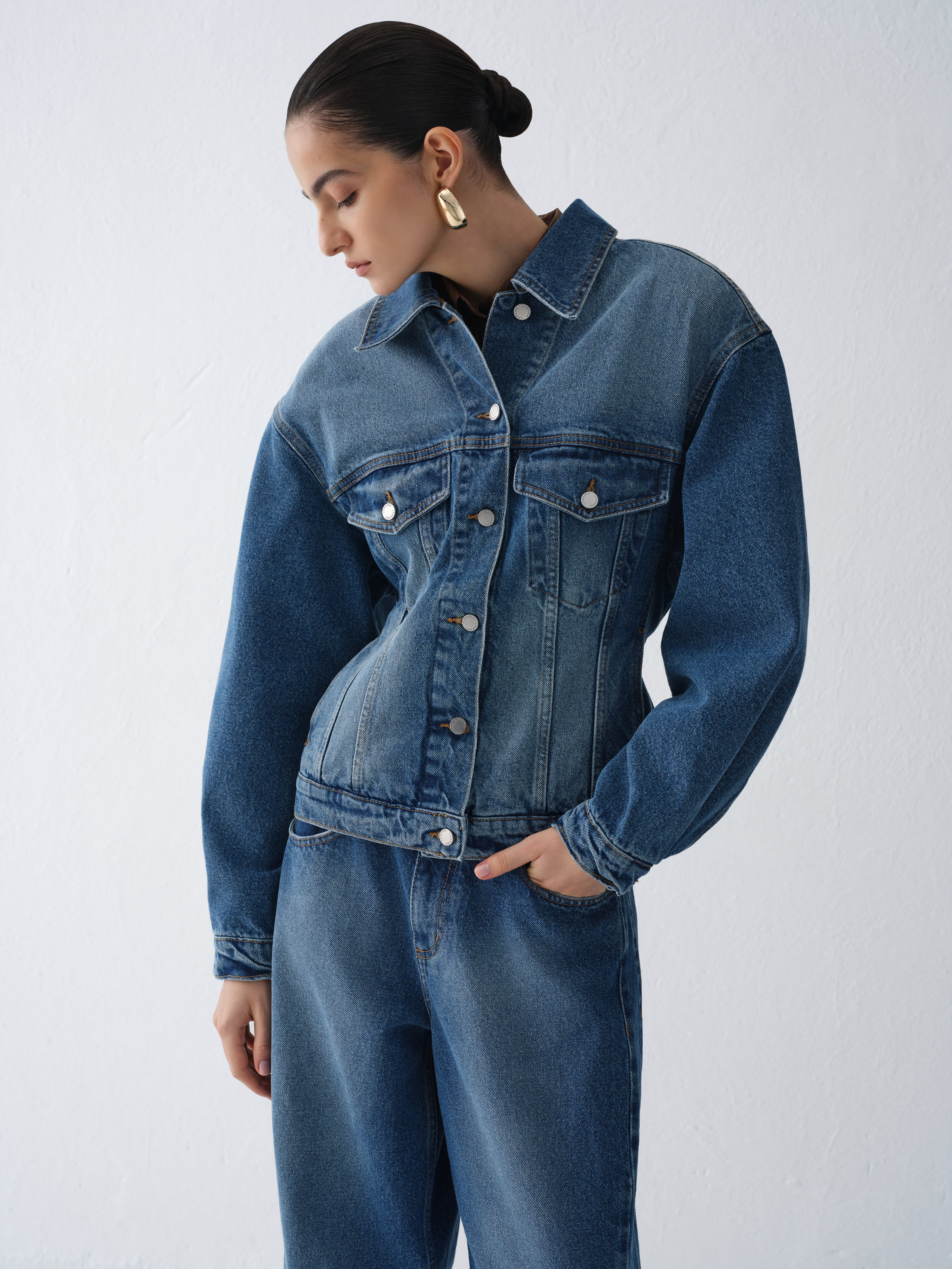 KURTKA JEANSOWA HAIM CLASSIC BLUE