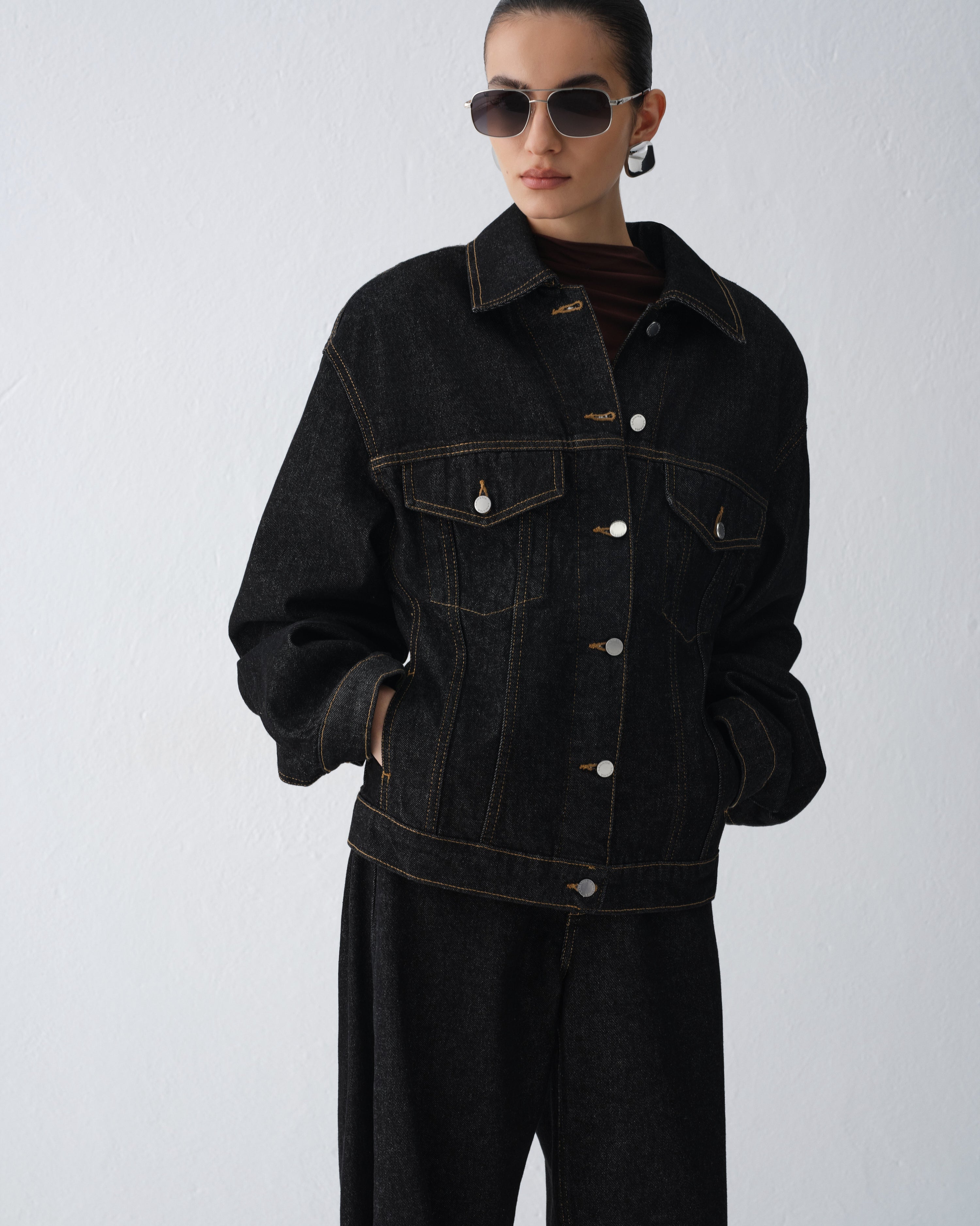 KURTKA JEANSOWA HAIM BLACK