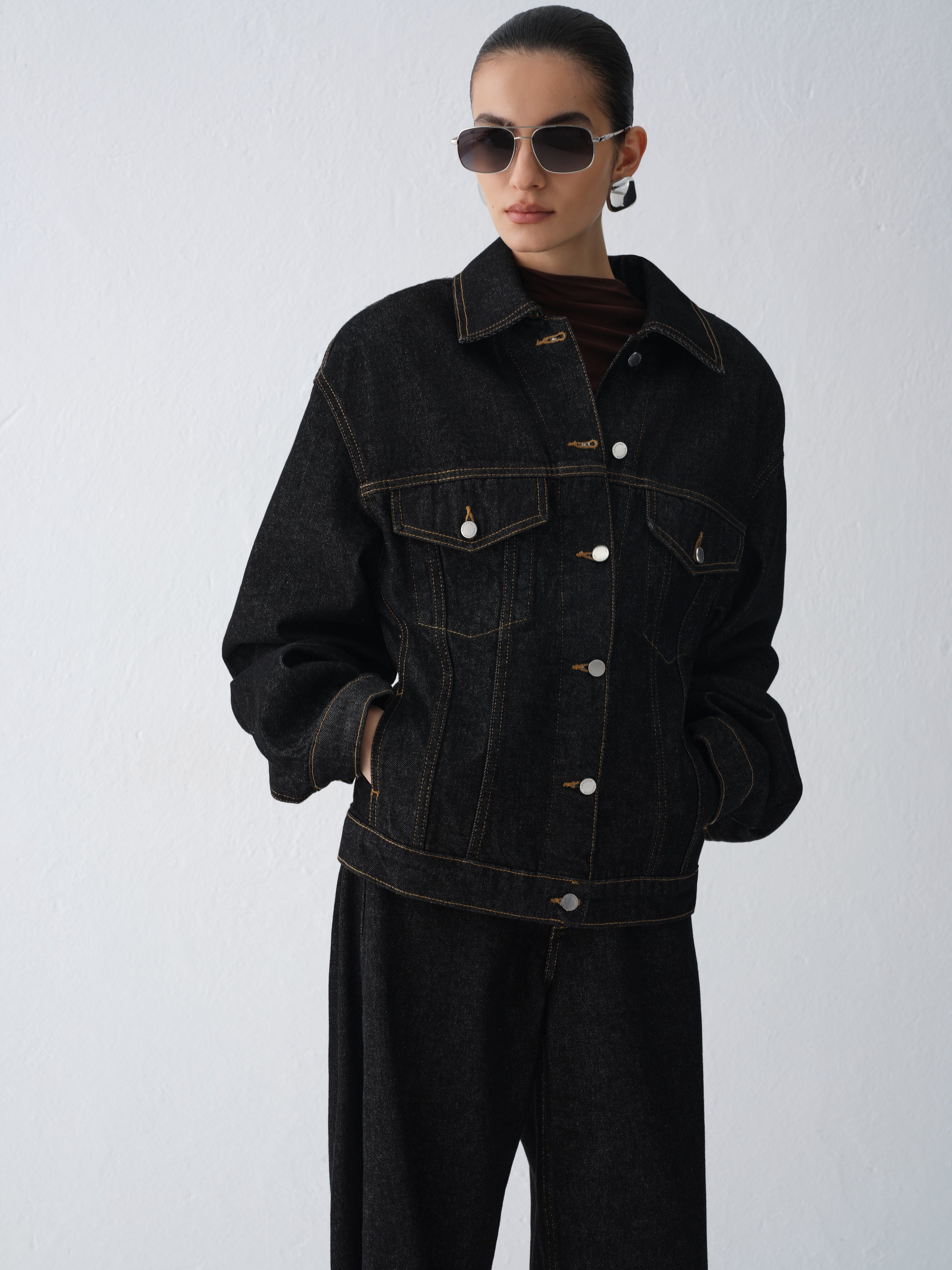 KURTKA JEANSOWA HAIM BLACK