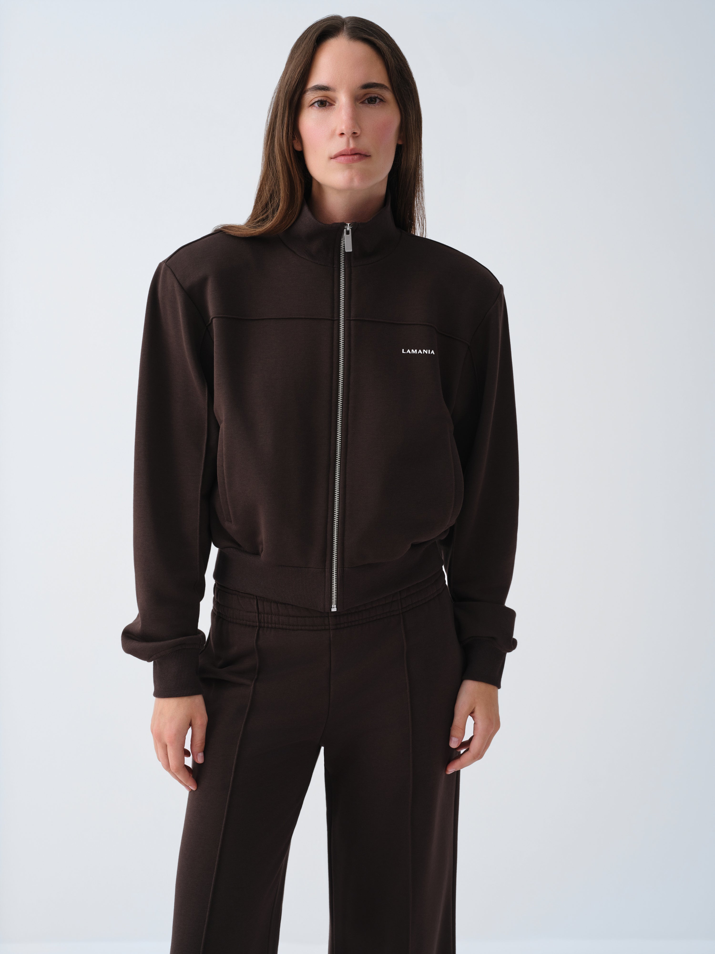 BLUZA ROZPINANA AMAL DARK CHOCOLATE