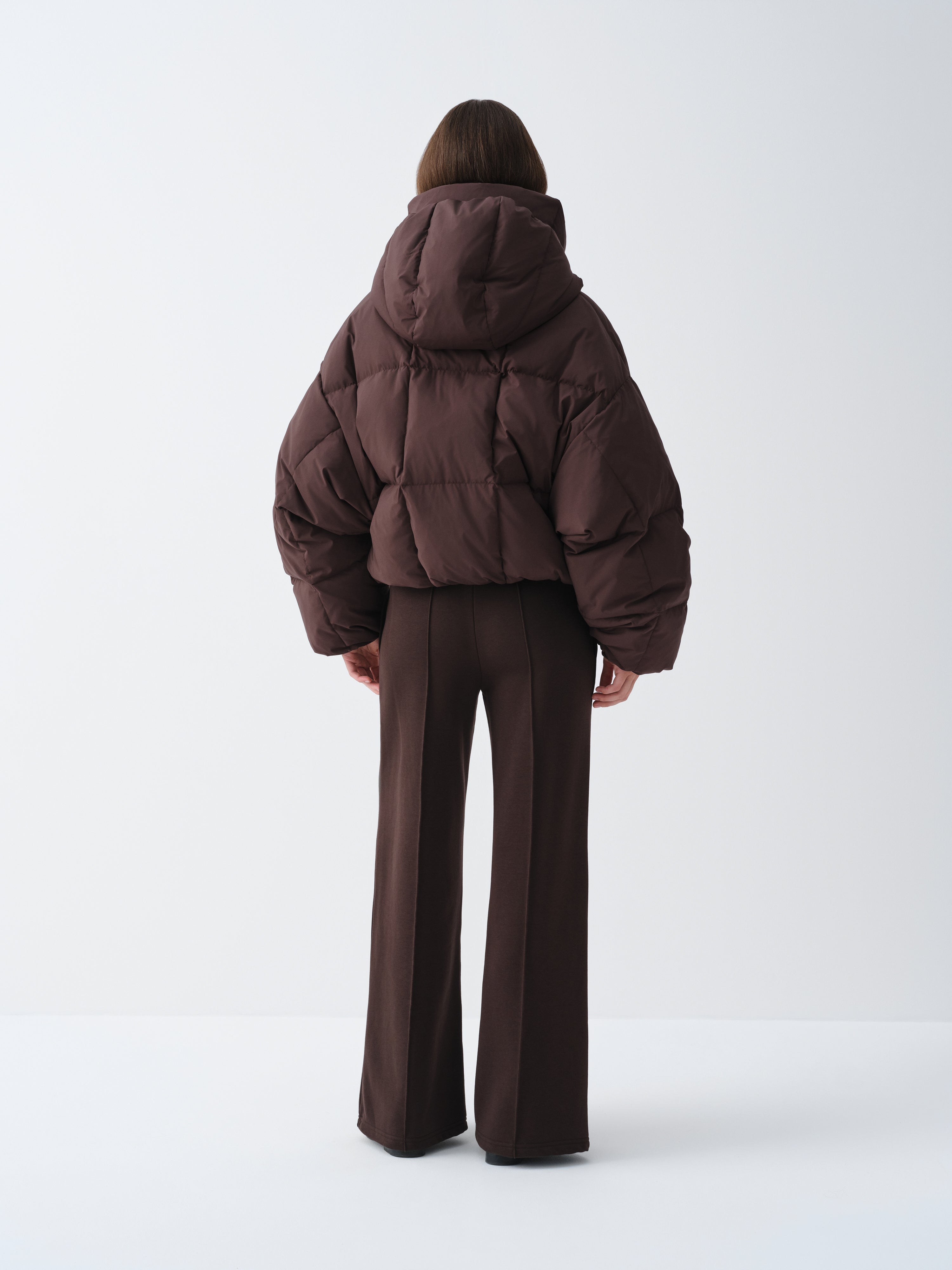 NICO DOWN JACKET DARK CHOCOLATE