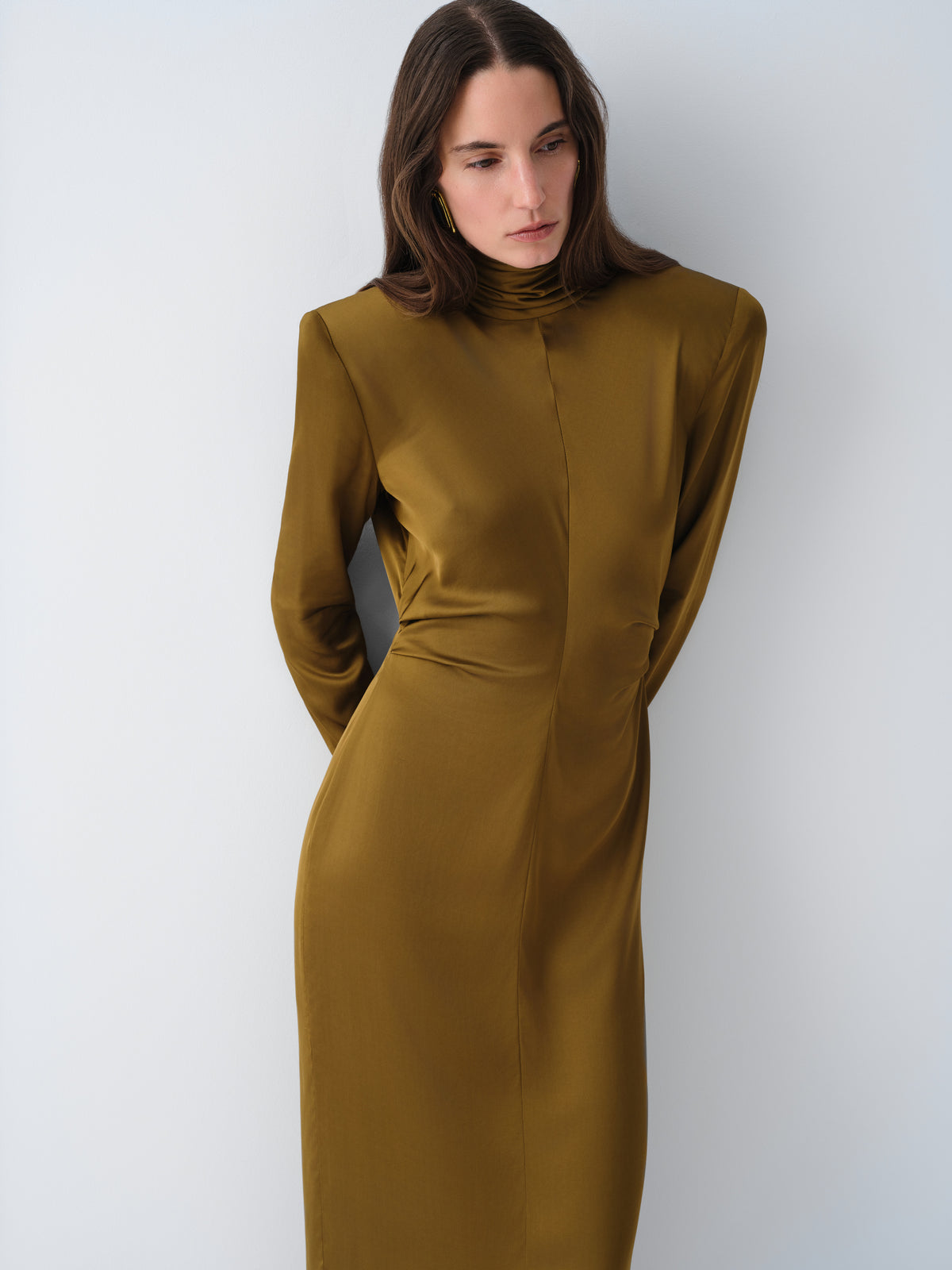 DAMAR OLIVE DRESS