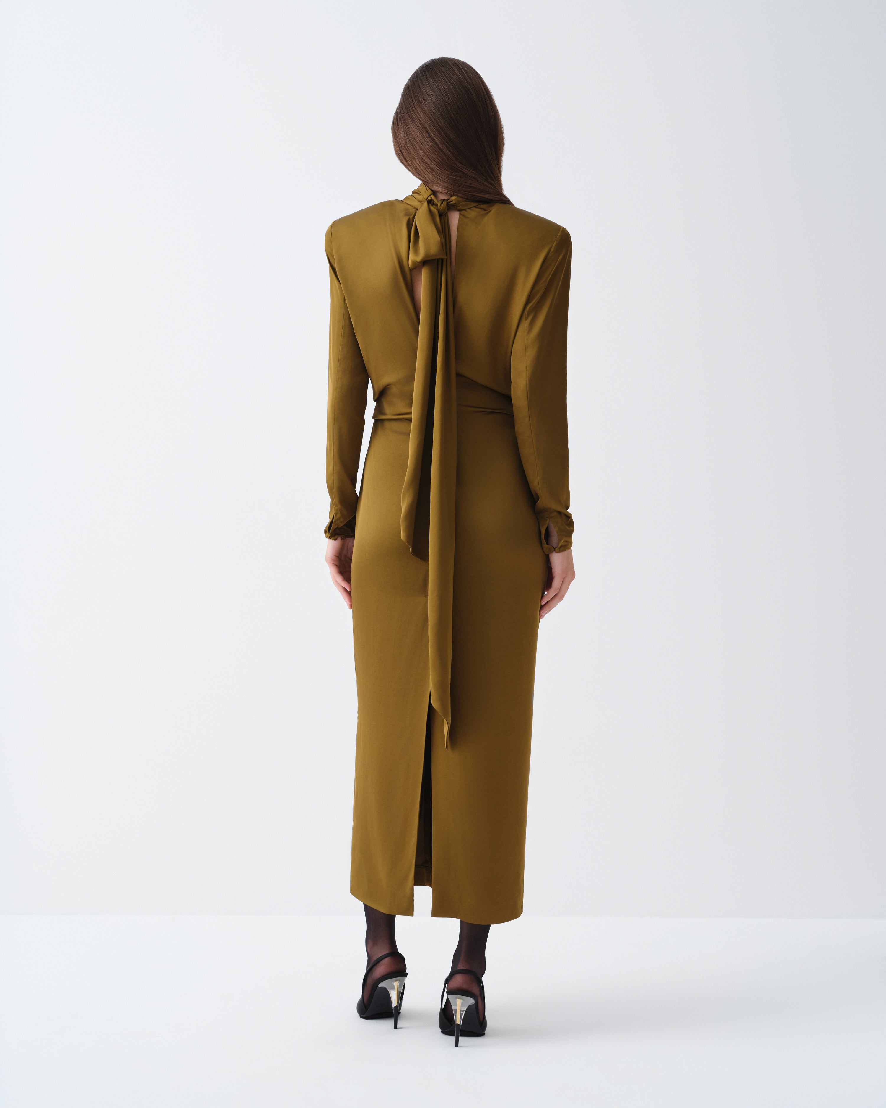 DAMAR OLIVE DRESS