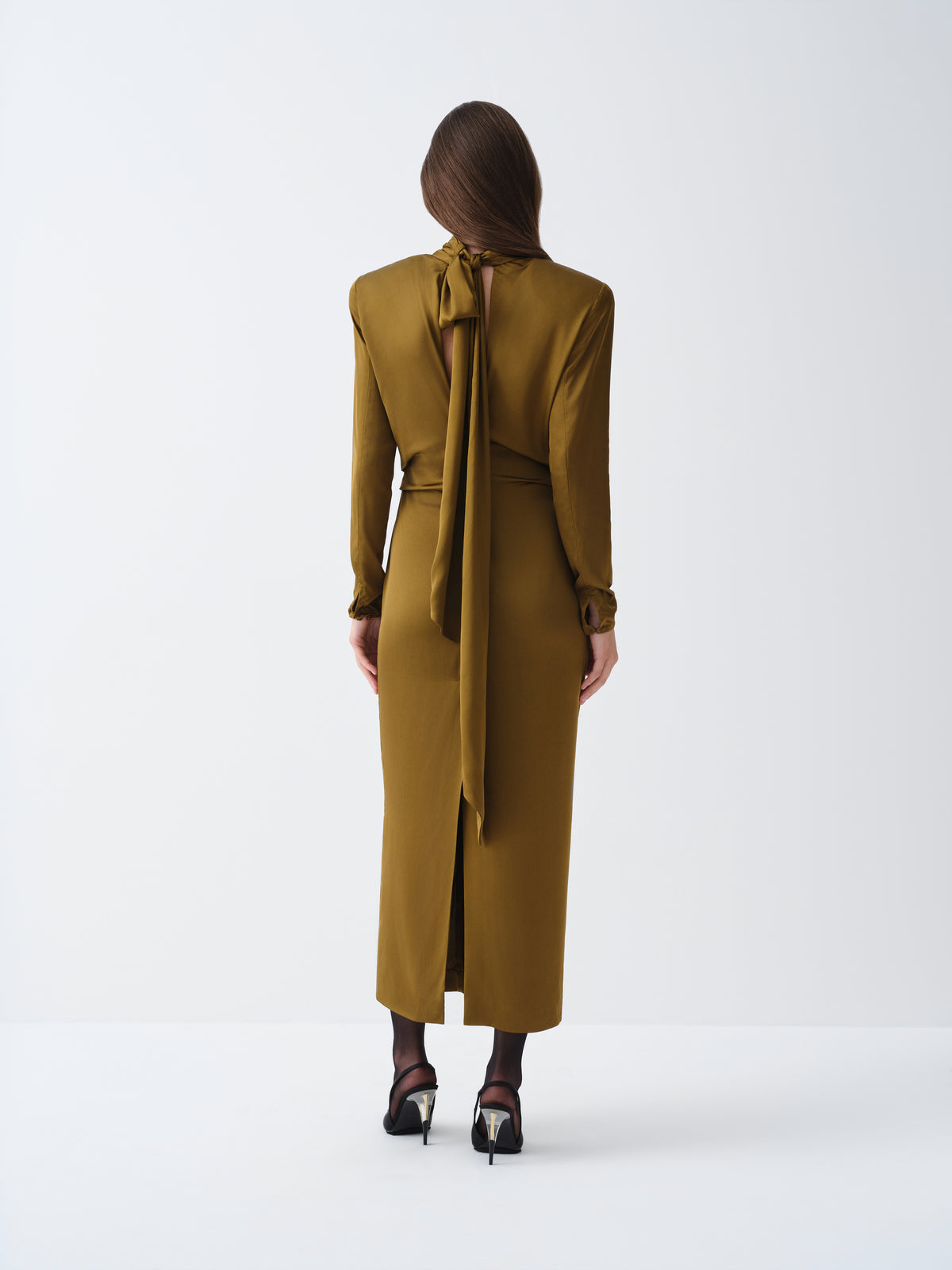 DAMAR OLIVE DRESS