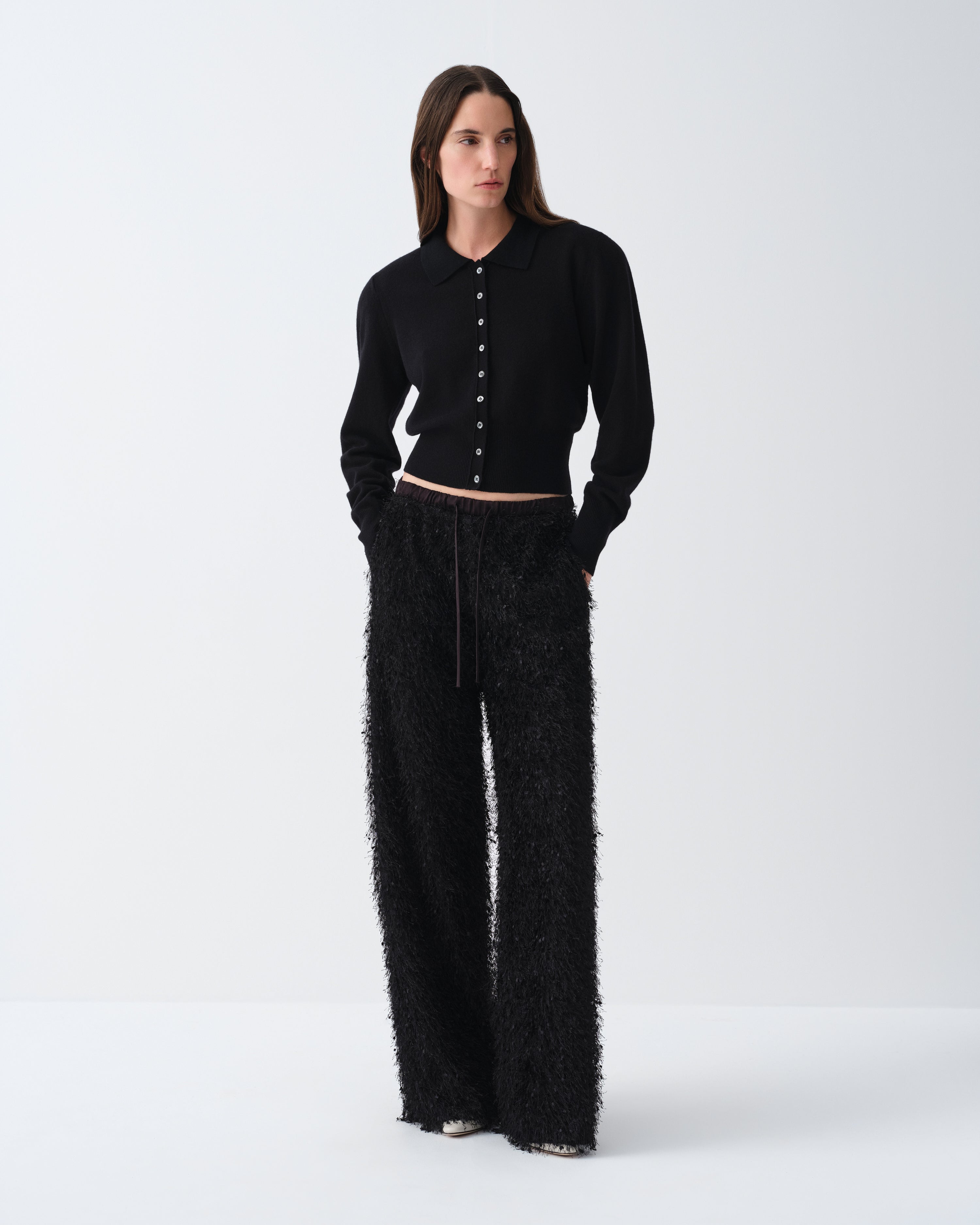 PERCY BLACK CARDIGAN