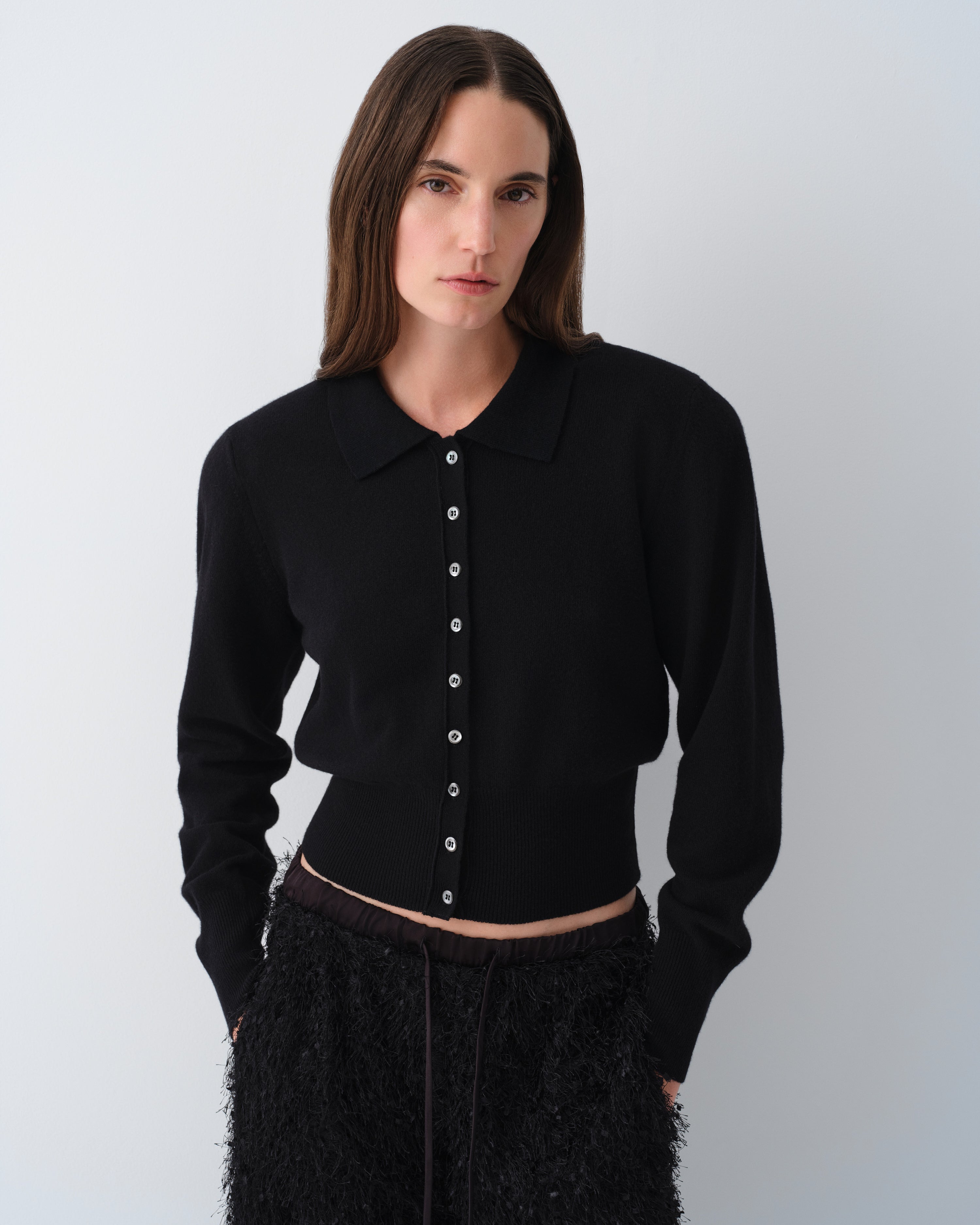 PERCY BLACK CARDIGAN