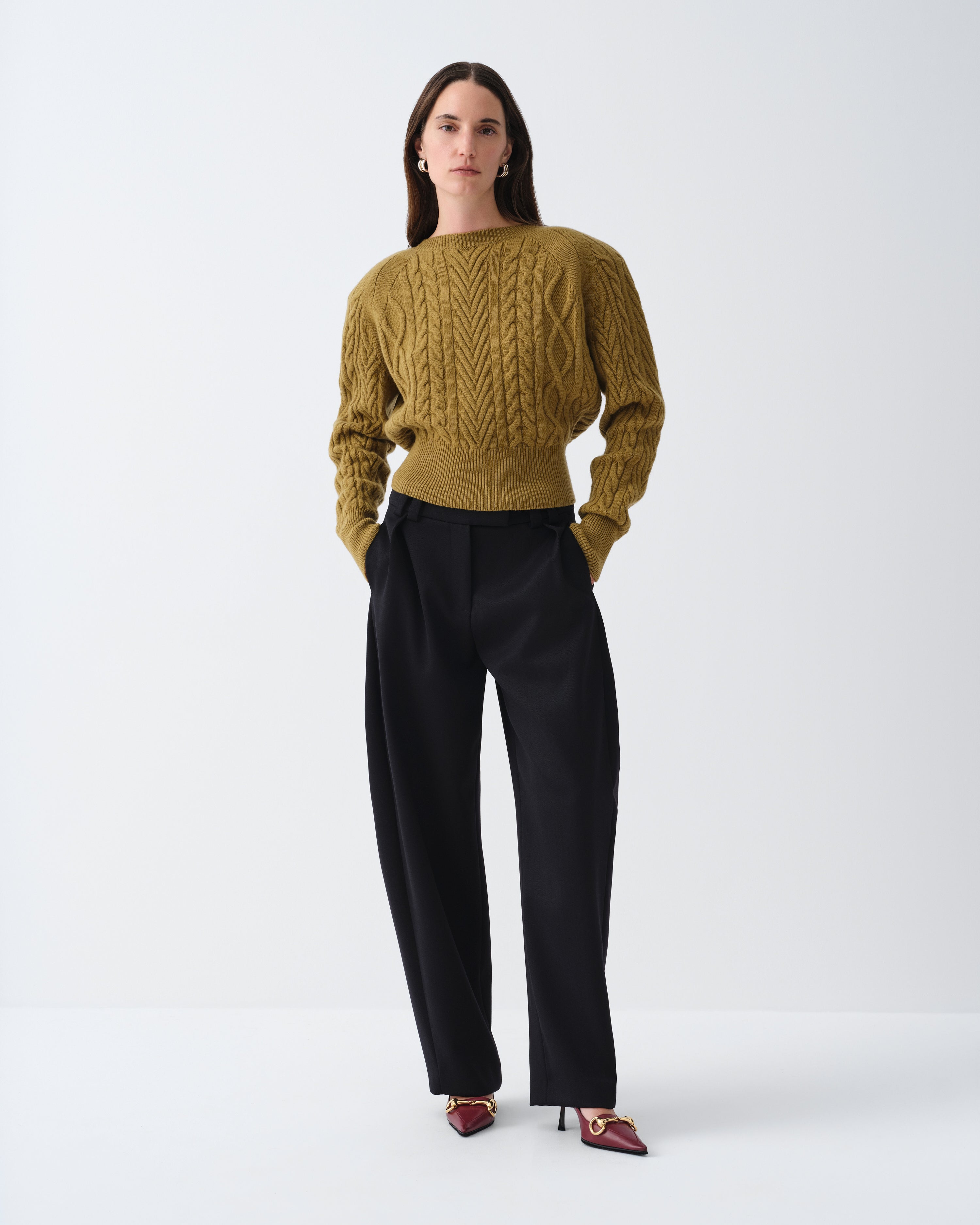 SWETER BOWIE OLIVE