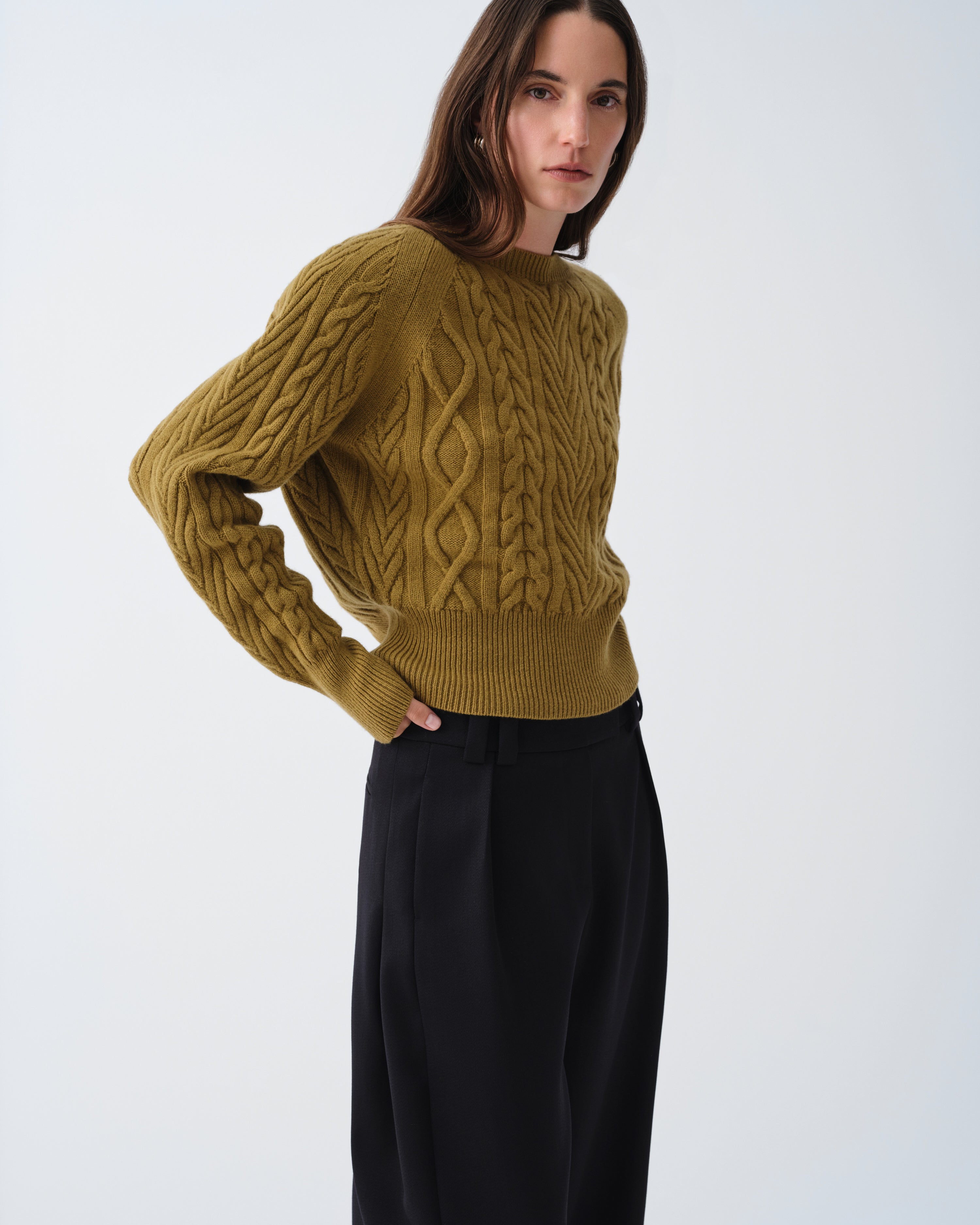 SWETER BOWIE OLIVE