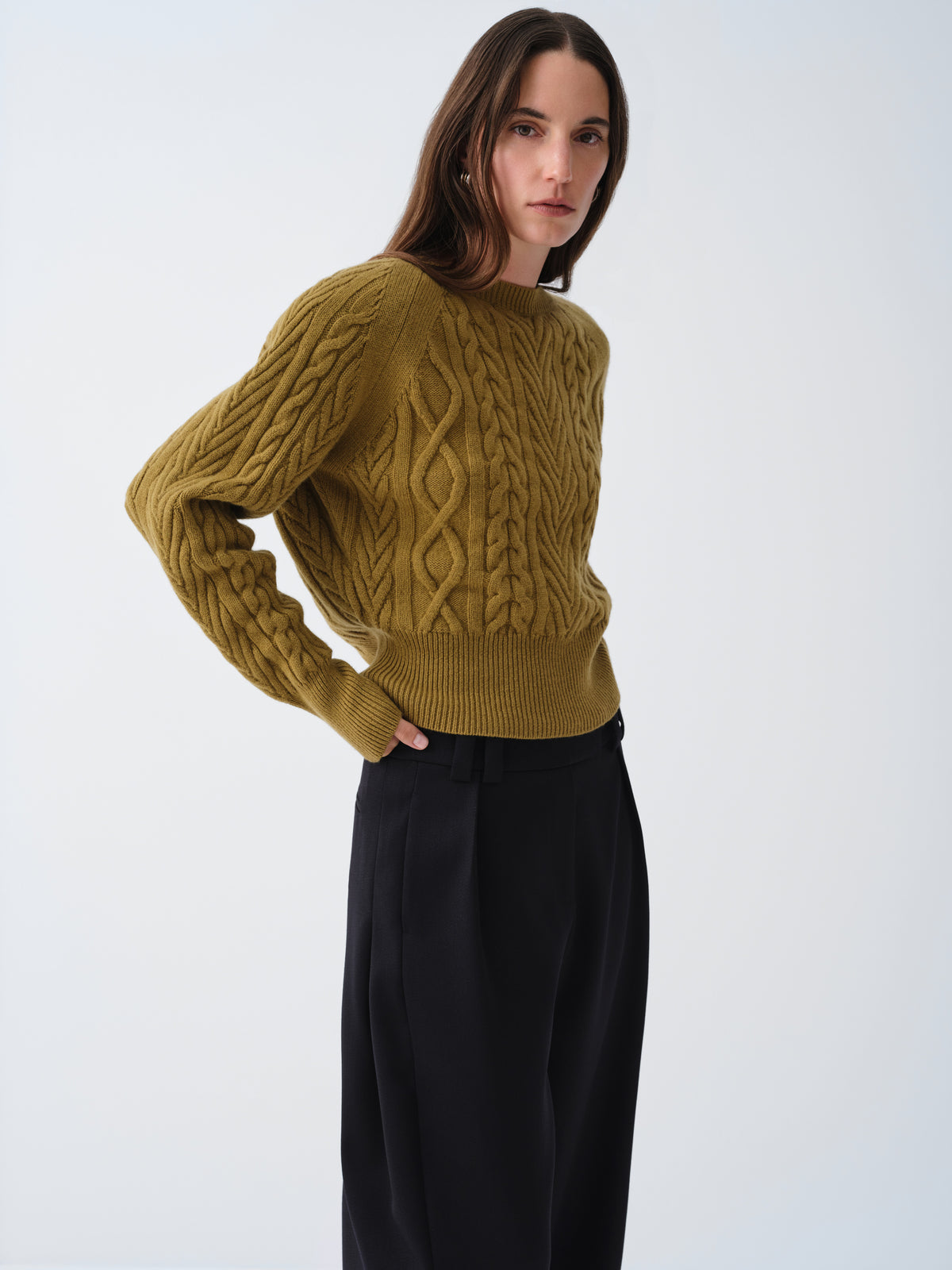 SWETER BOWIE OLIVE
