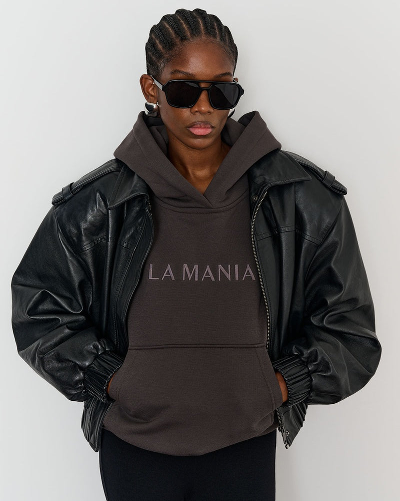 BLUZA Z KAPTUREM BROOK GRAPHITE
