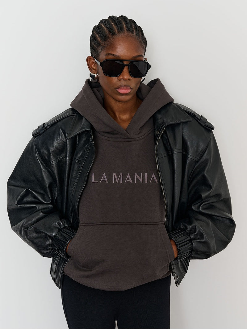 BLUZA Z KAPTUREM BROOK GRAPHITE
