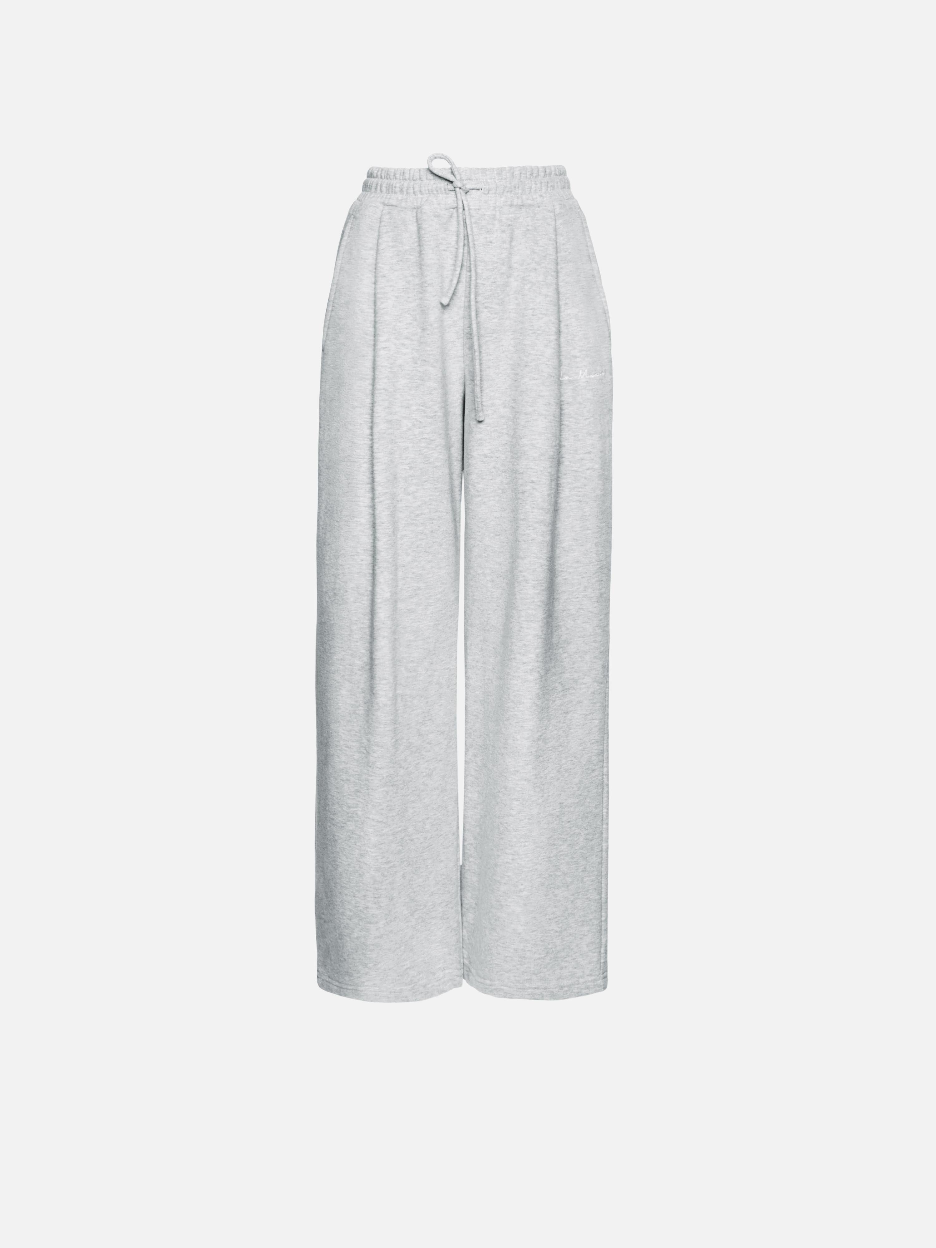 ALEN LIGHT GREY MELANGE SWEATPANTS