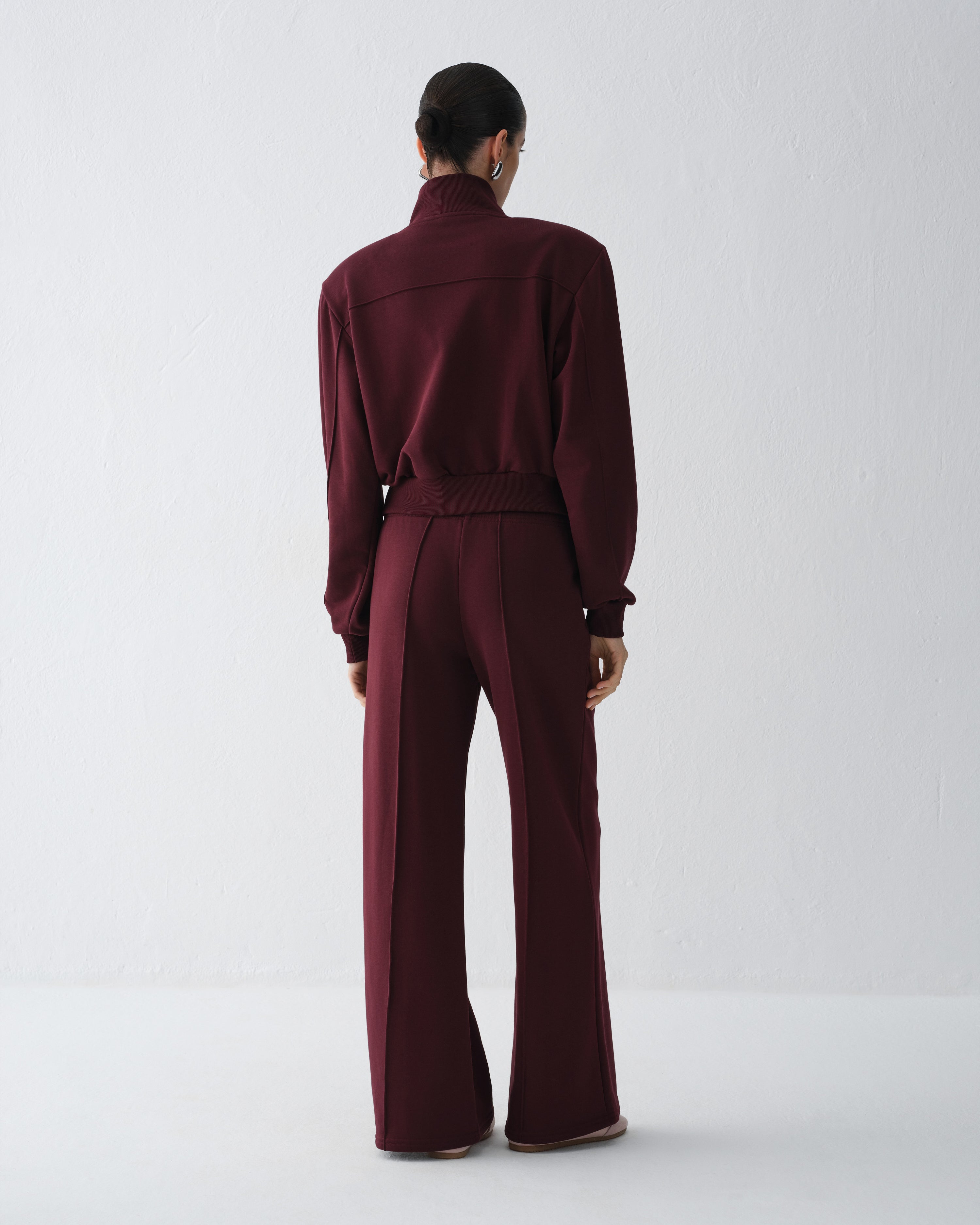 SPODNIE DRESOWE APOLLO BURGUNDY