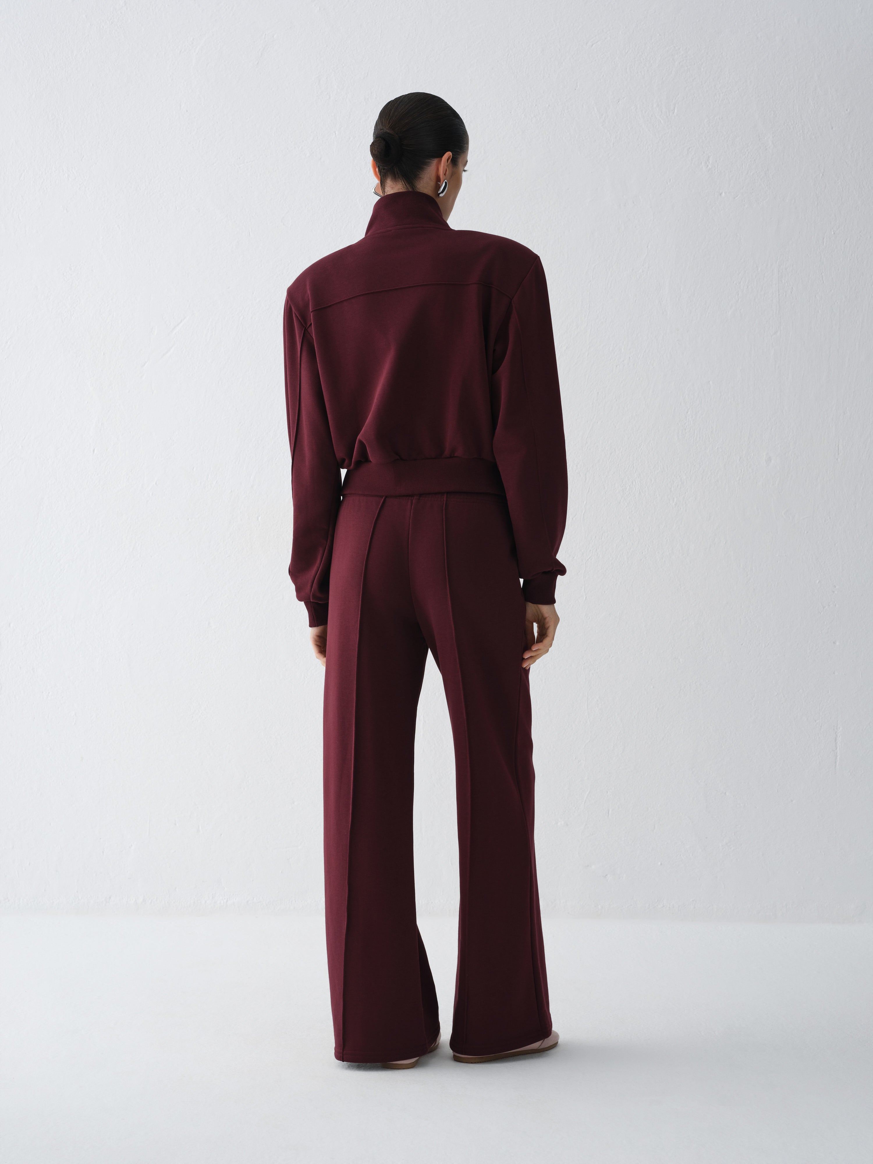 SPODNIE DRESOWE APOLLO BURGUNDY