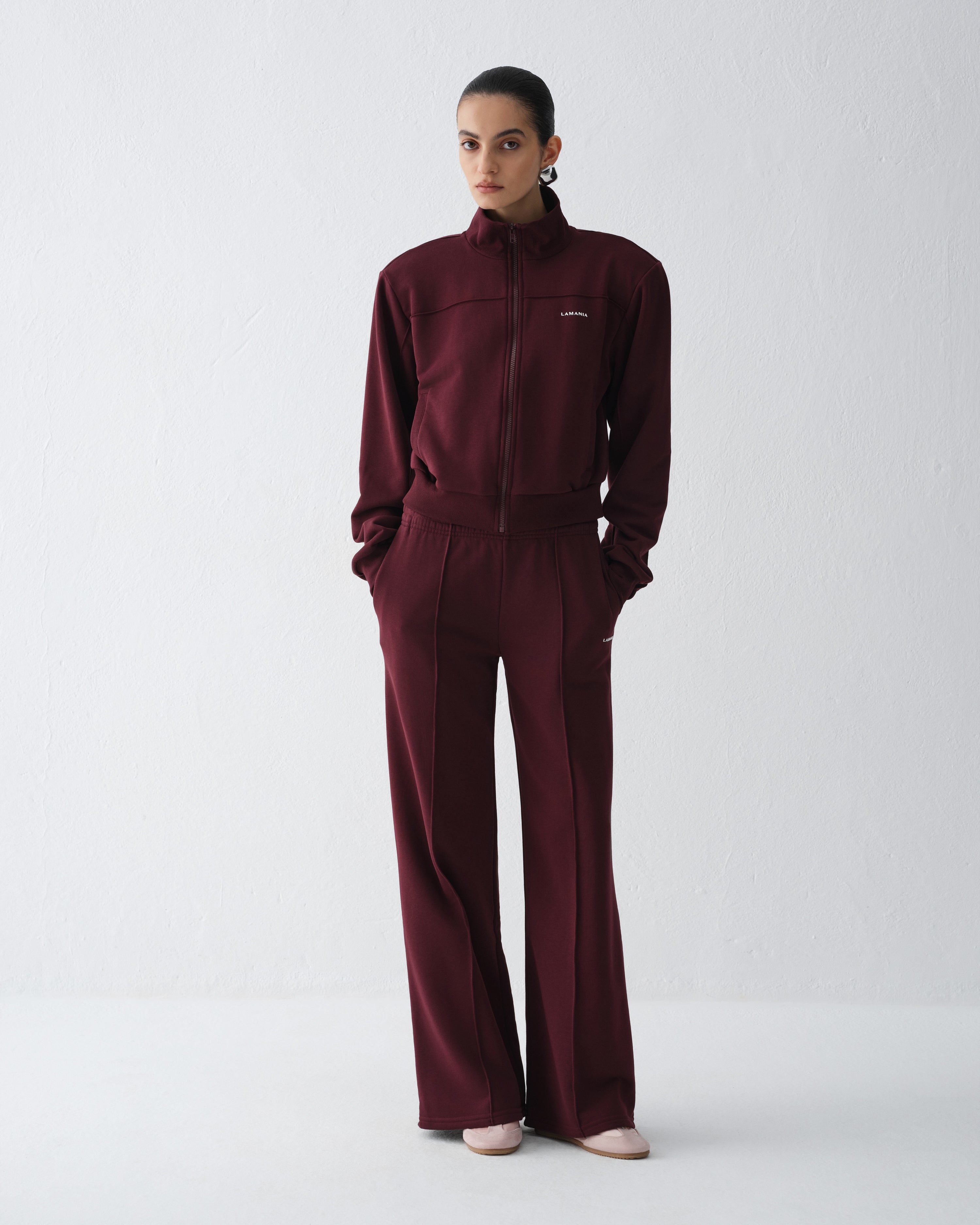 SPODNIE DRESOWE APOLLO BURGUNDY