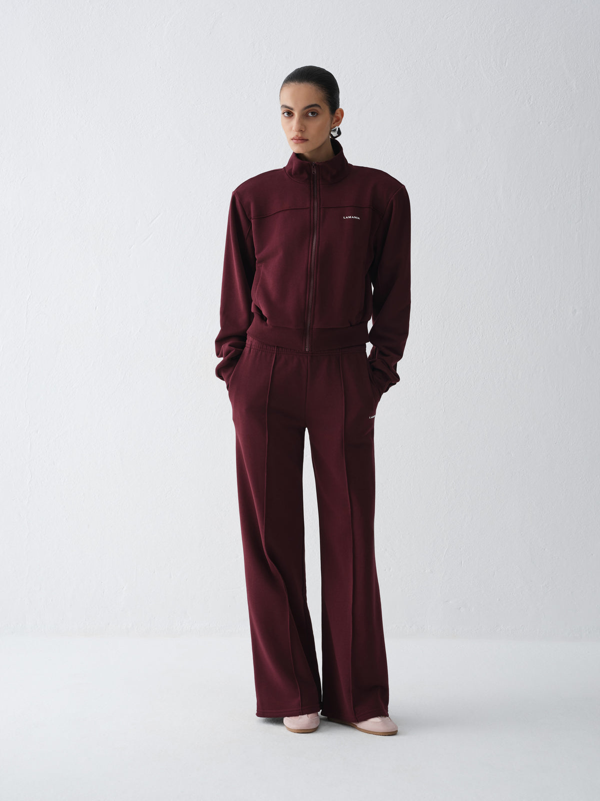 SPODNIE DRESOWE APOLLO BURGUNDY
