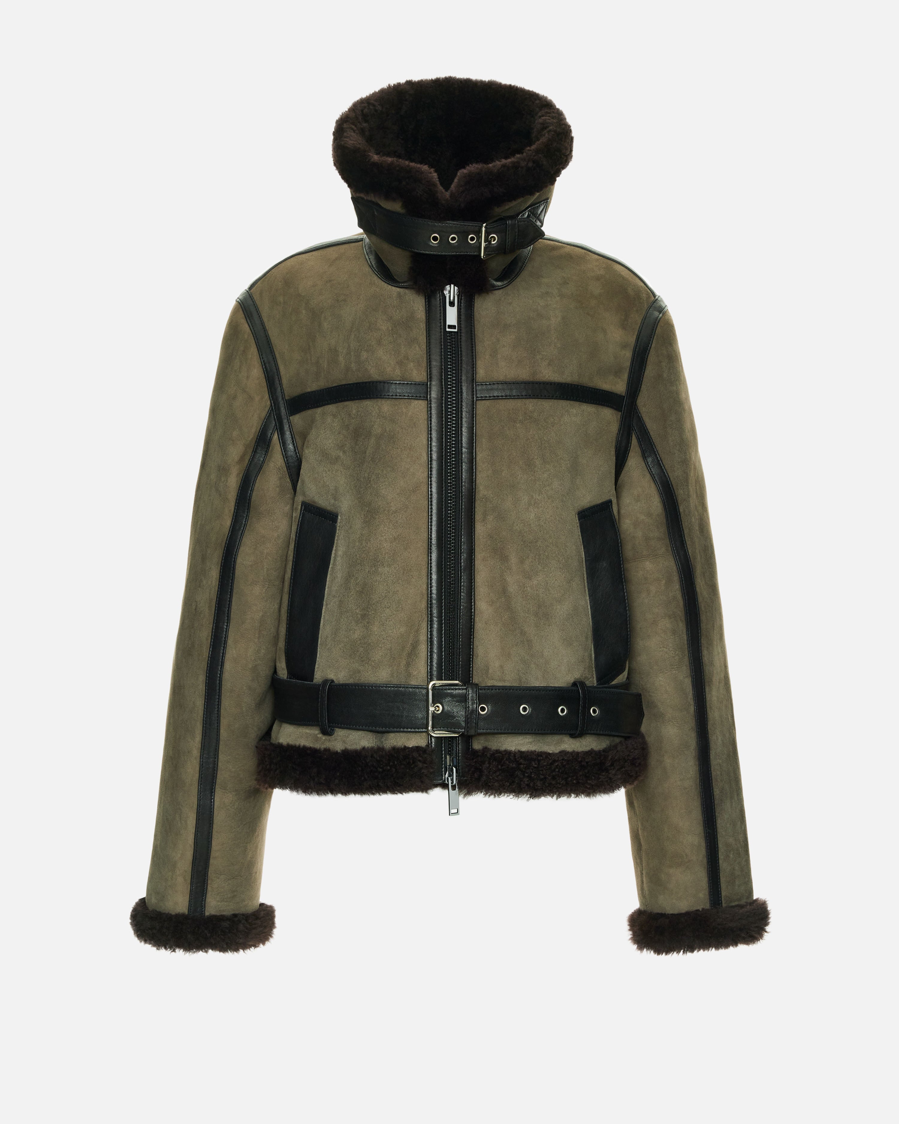 BELLONA TAUPE SHEARLING COAT