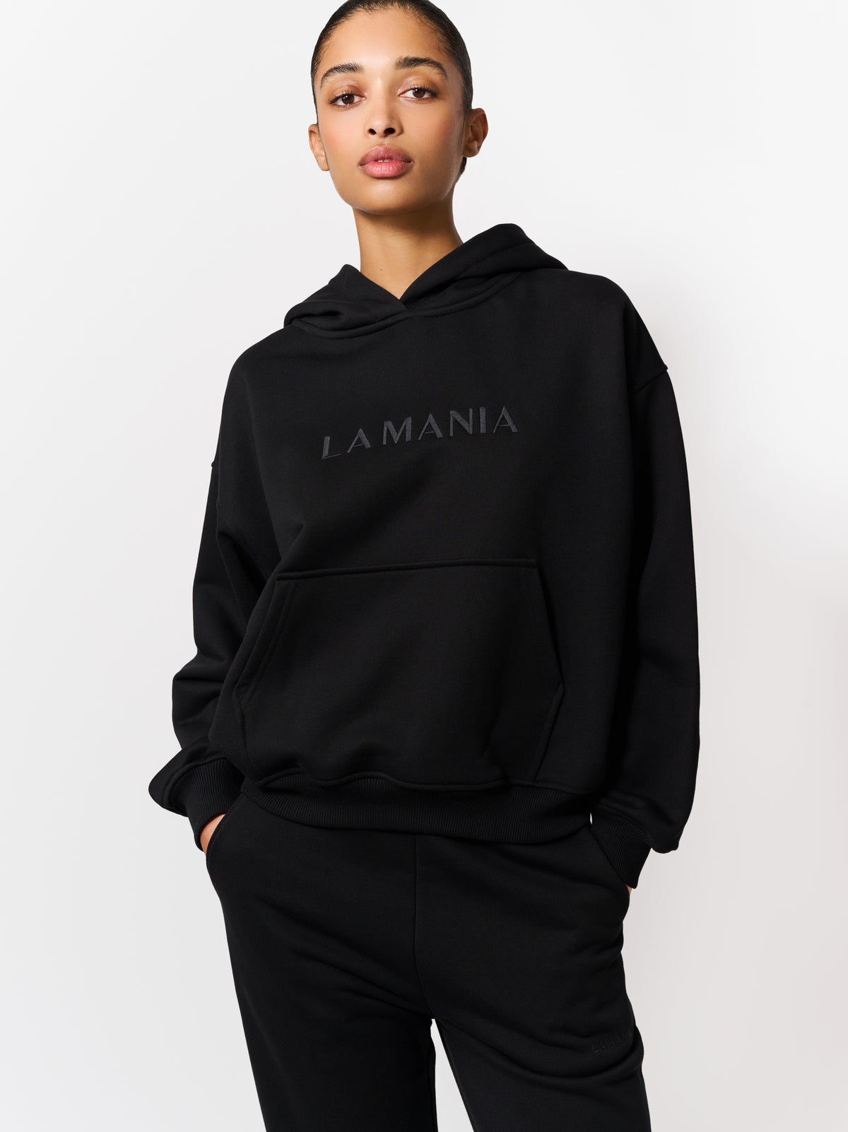 BLUZA Z KAPTUREM BROOK BLACK