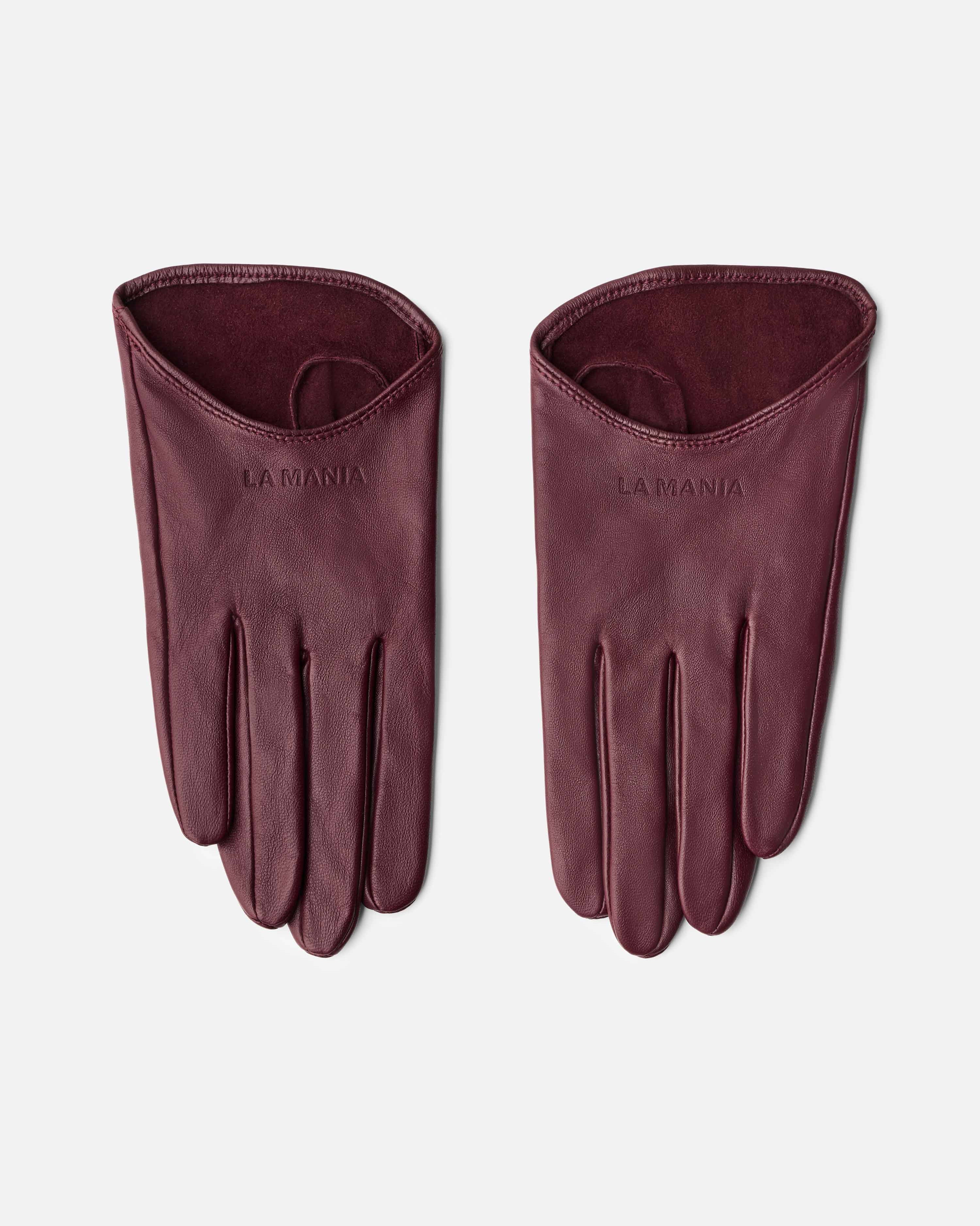 CASSIA BURGUNDY GLOVES