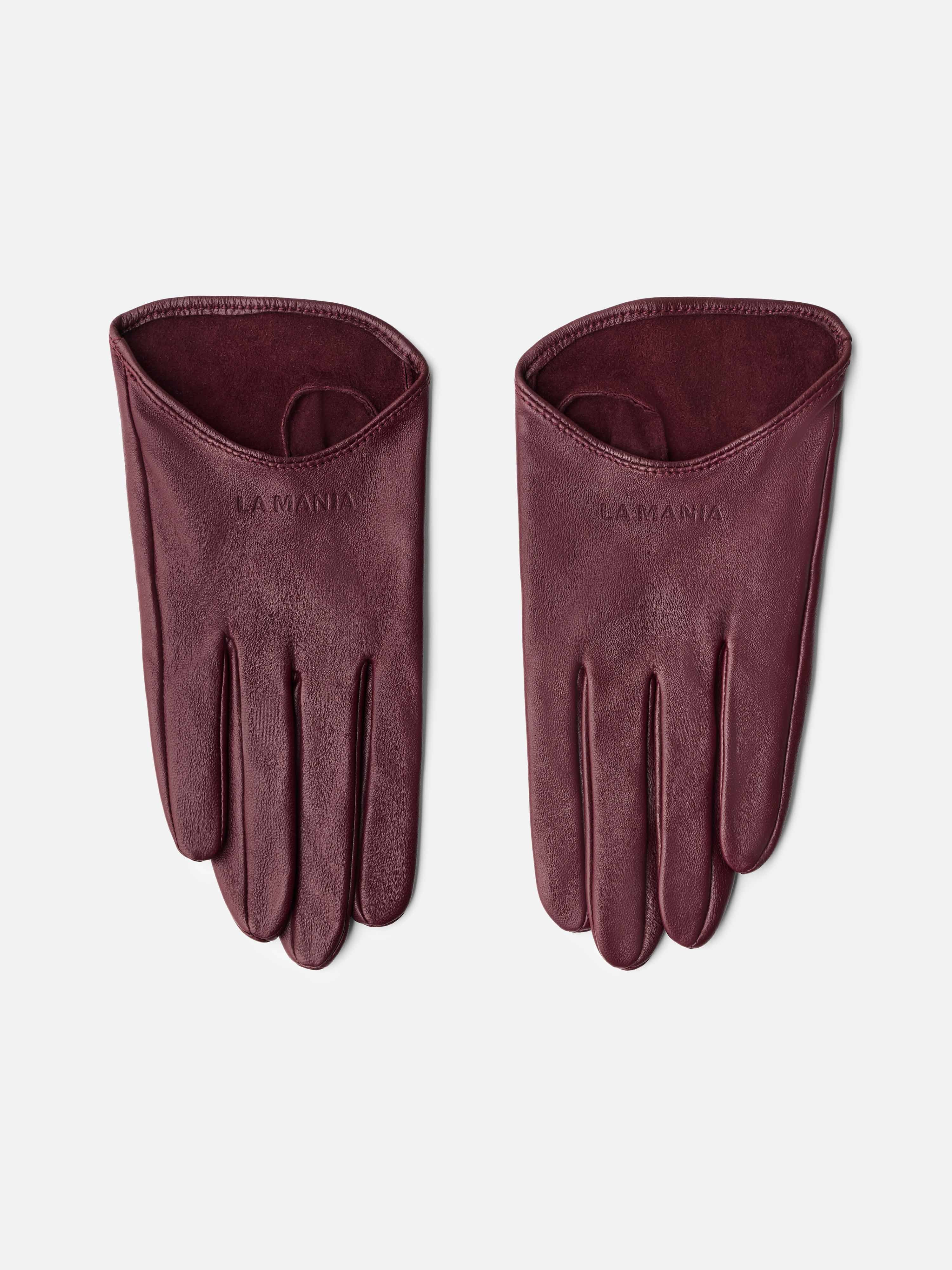 CASSIA BURGUNDY GLOVES