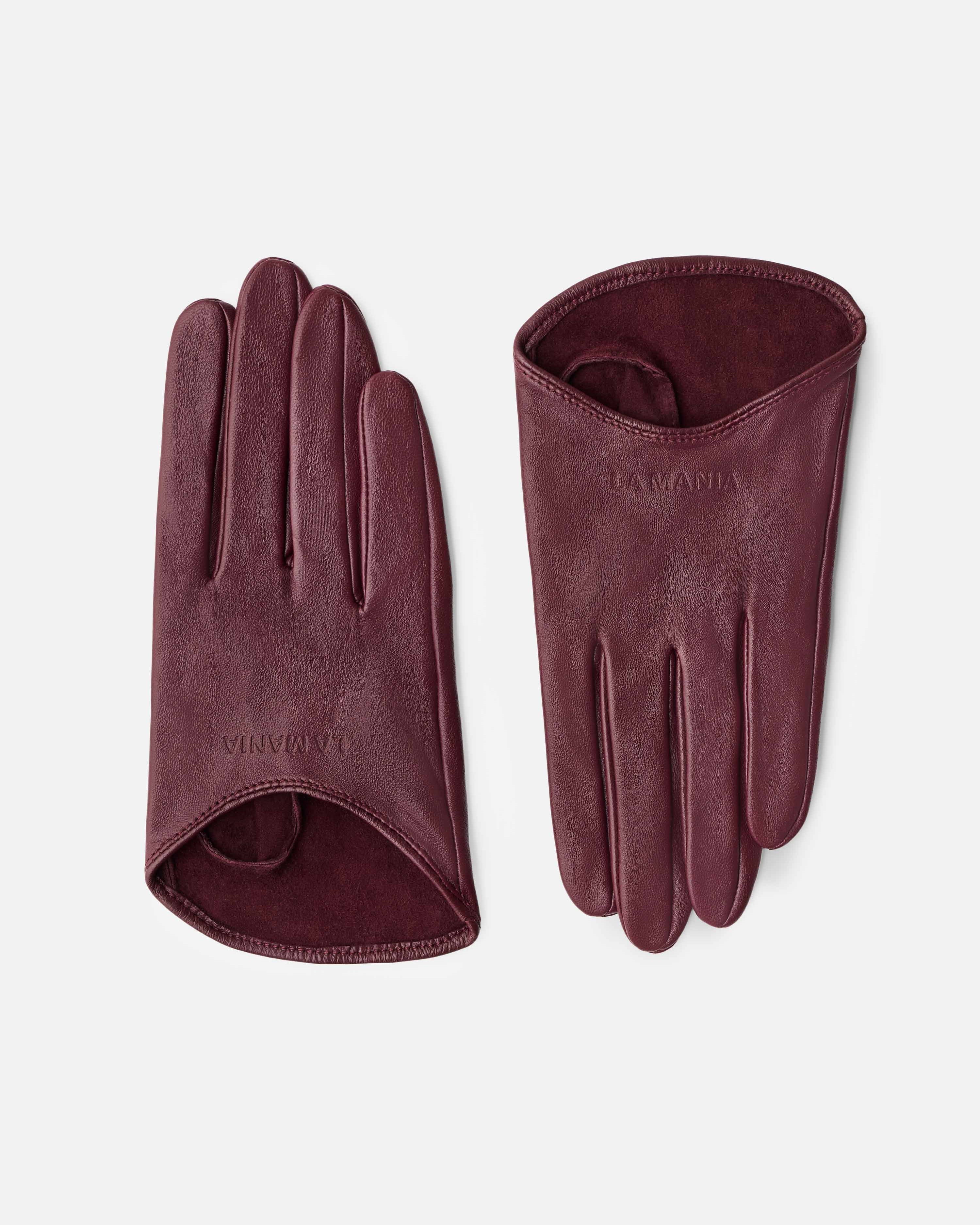 CASSIA BURGUNDY GLOVES