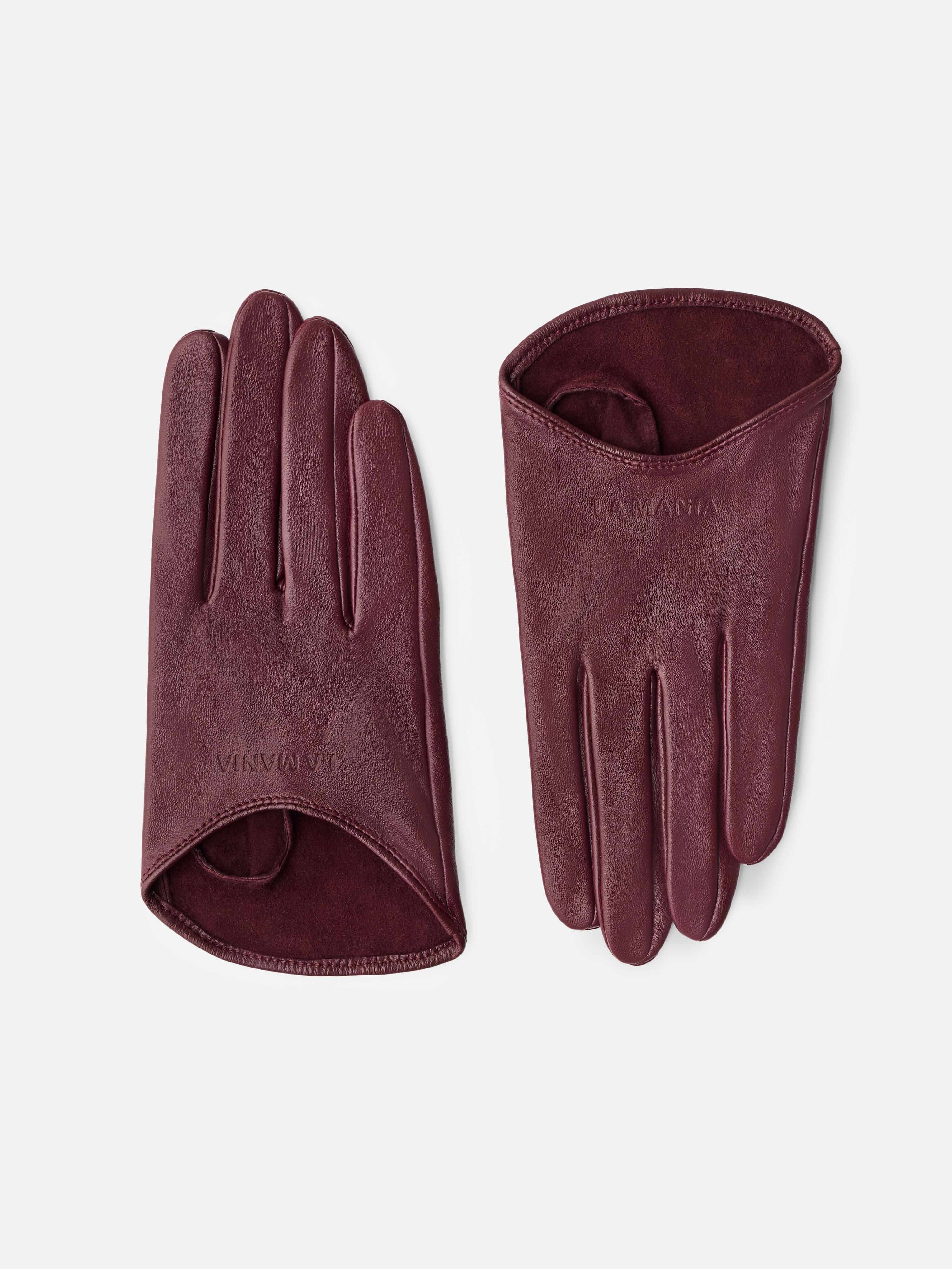 CASSIA BURGUNDY GLOVES