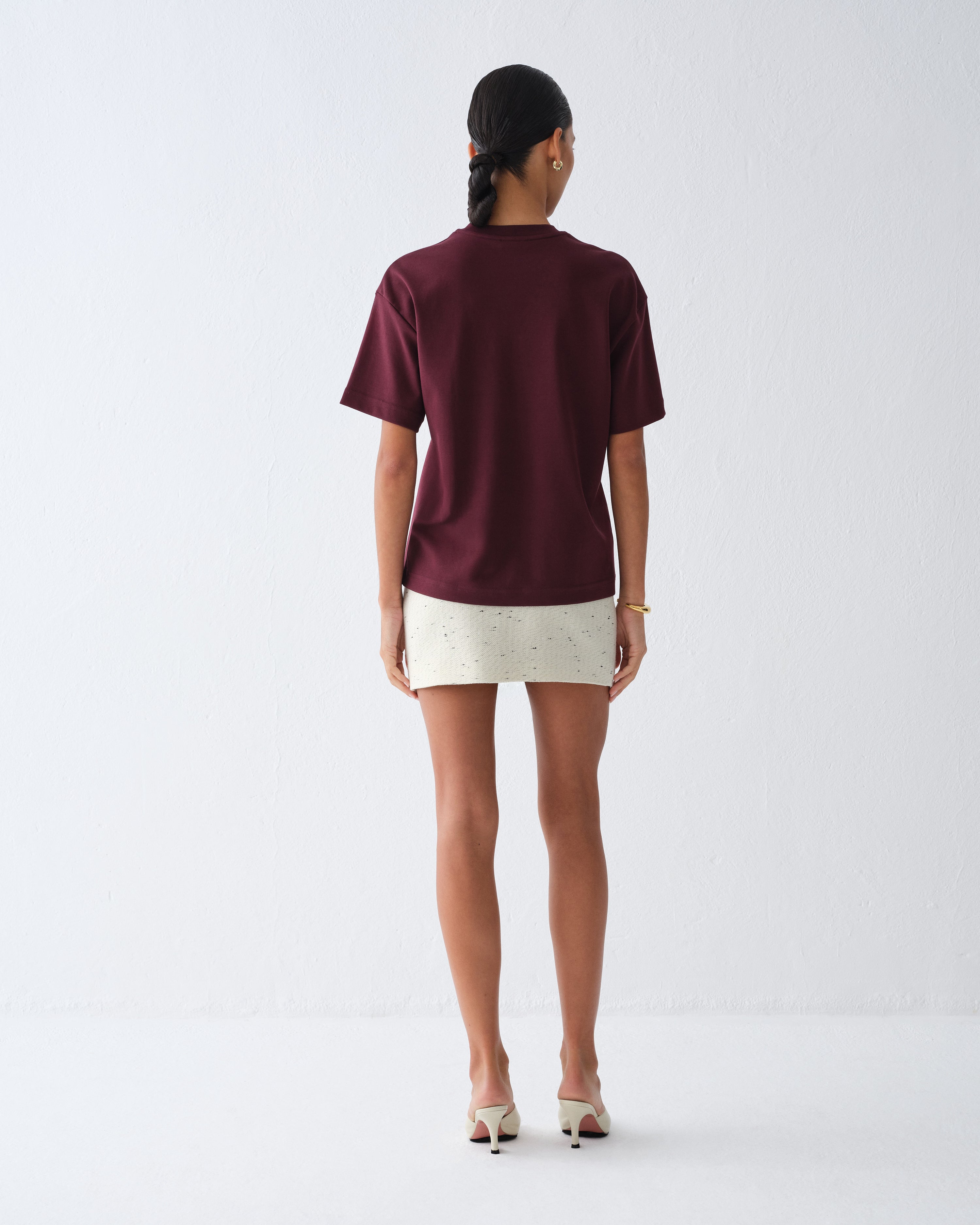 T-SHIRT COLDI BURGUNDY