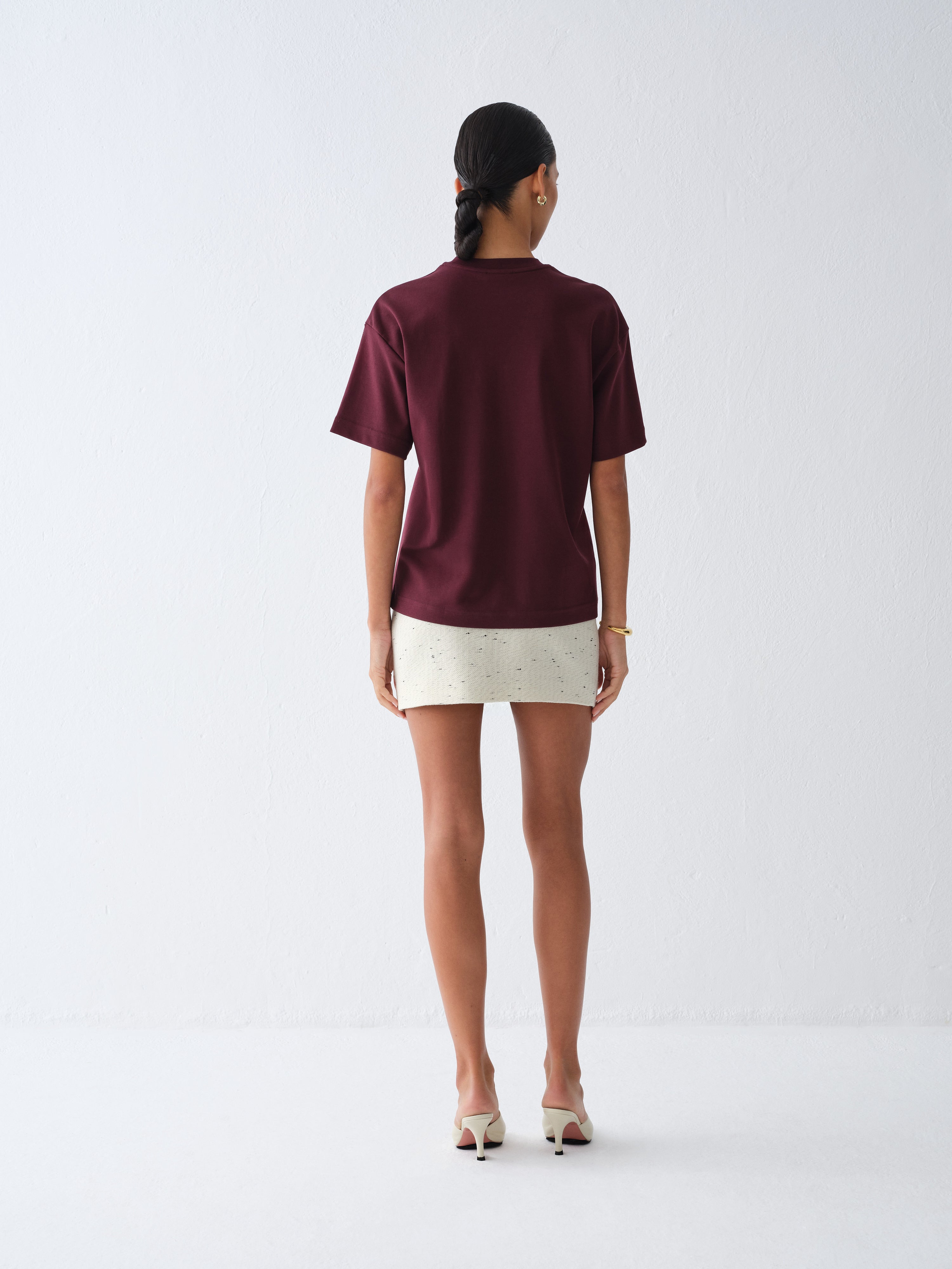 T-SHIRT COLDI BURGUNDY
