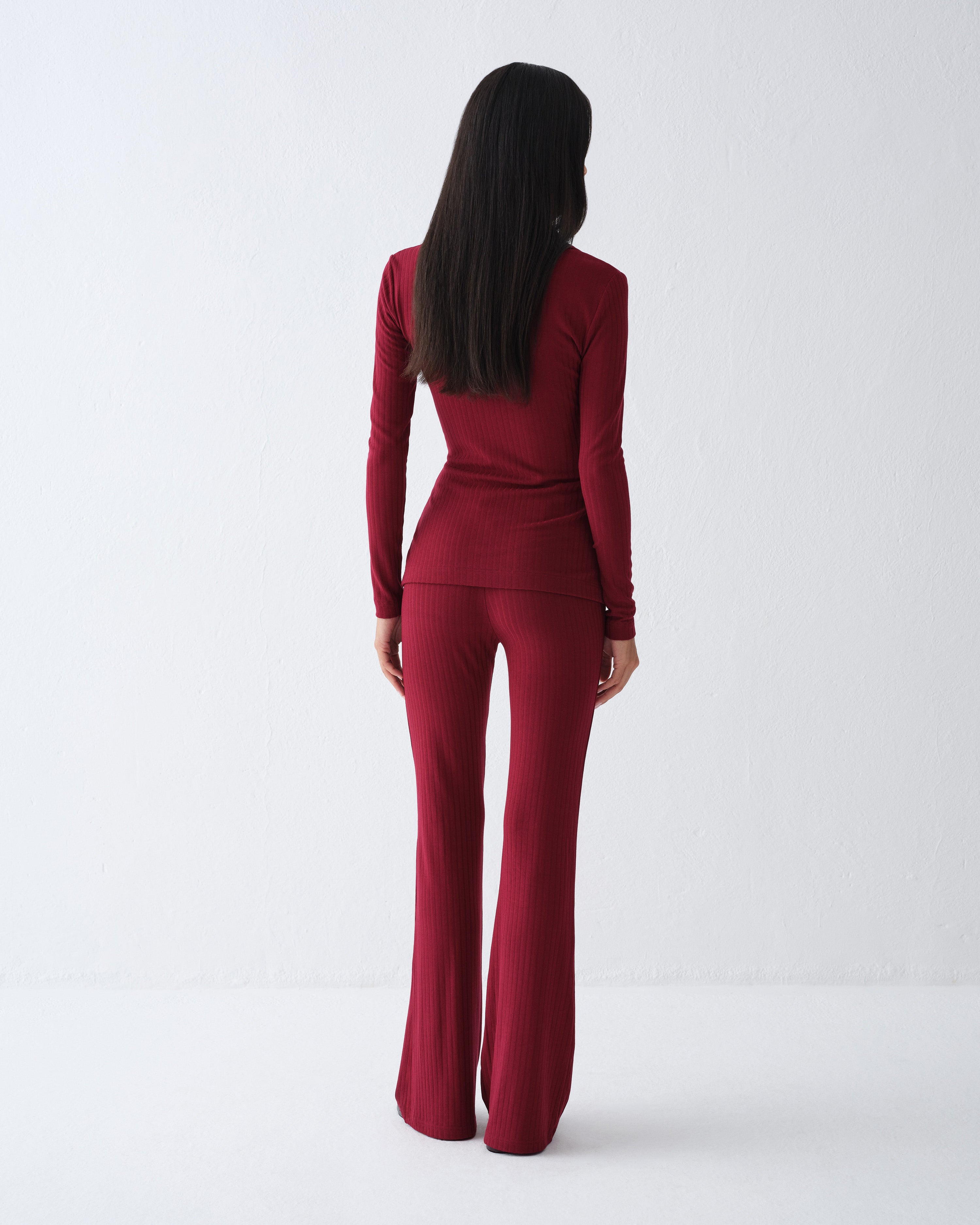 BONNE BURGUNDY LEGGINGS