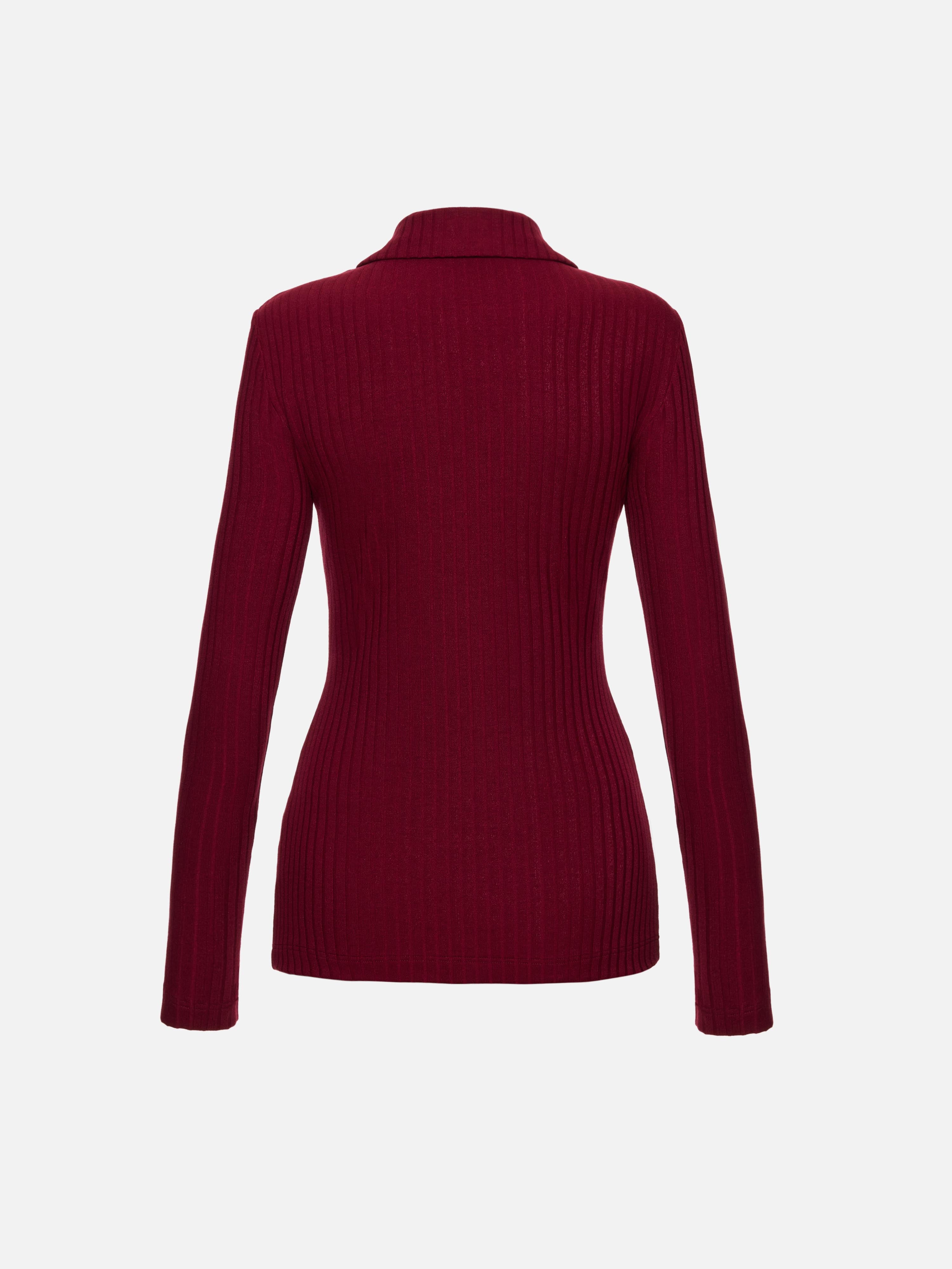 BLUZKA COMELLE BURGUNDY