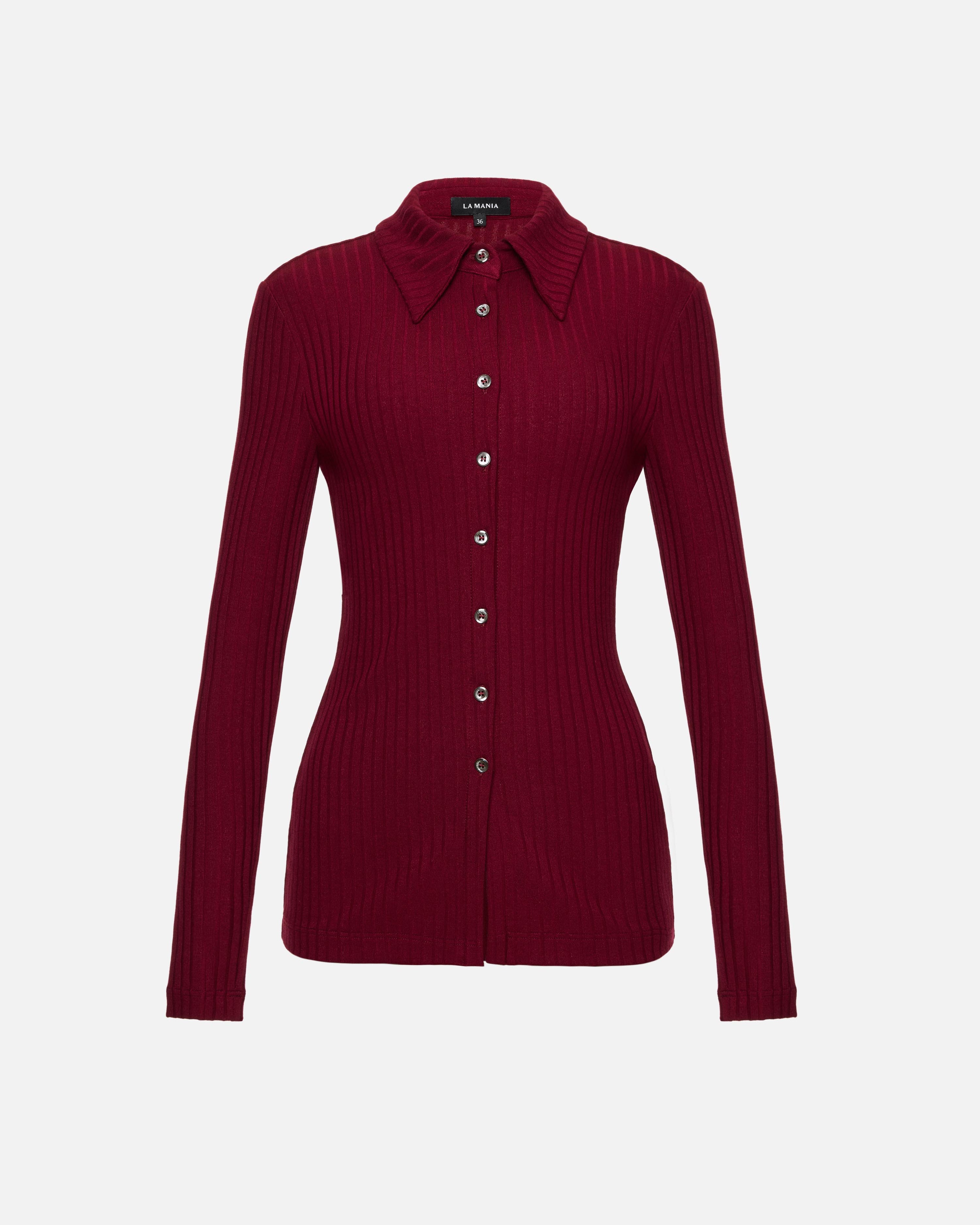 COMELLE BLOUSE BURGUNDY