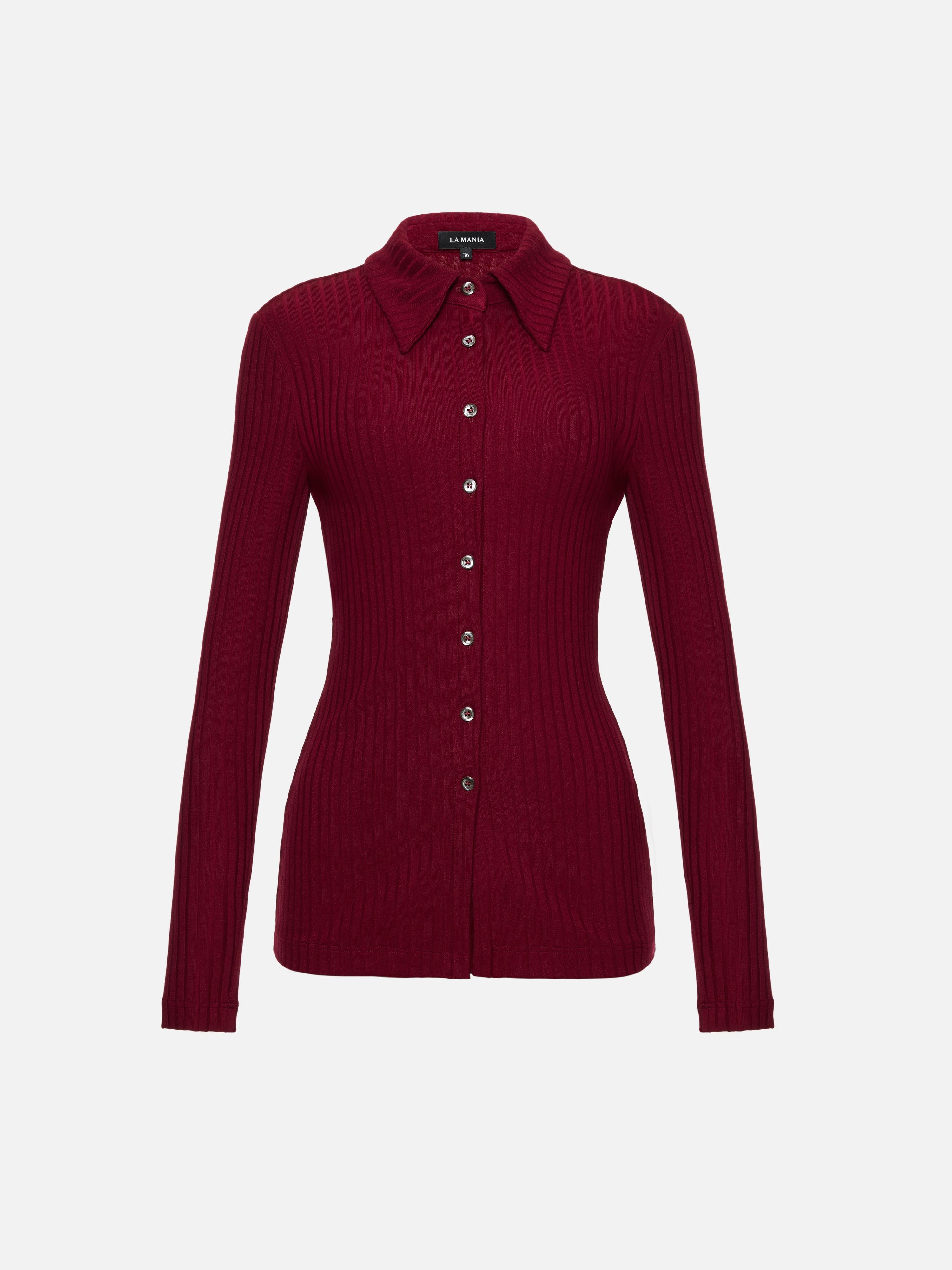 COMELLE BLOUSE BURGUNDY