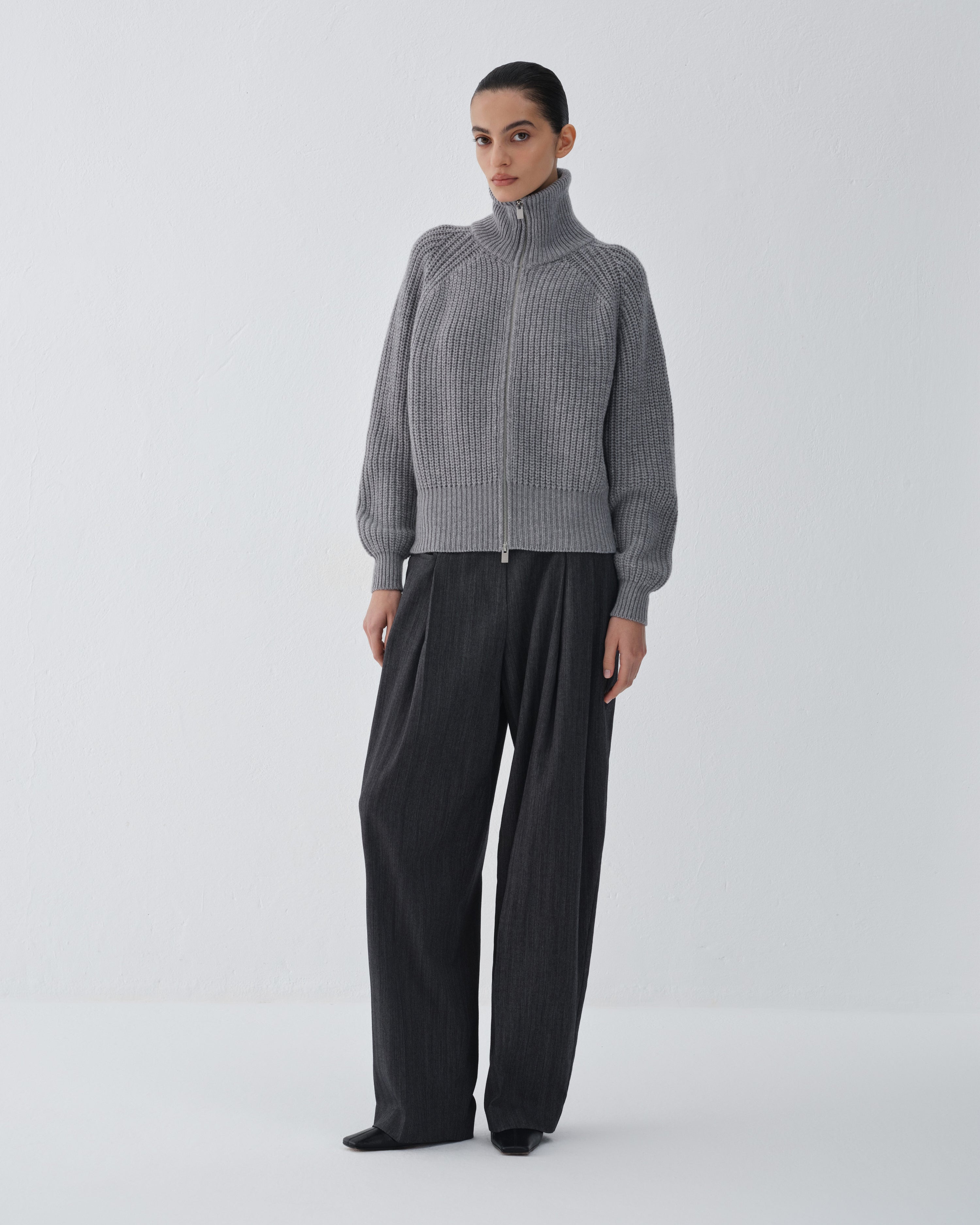 SWETER FENN GREY MELANGE