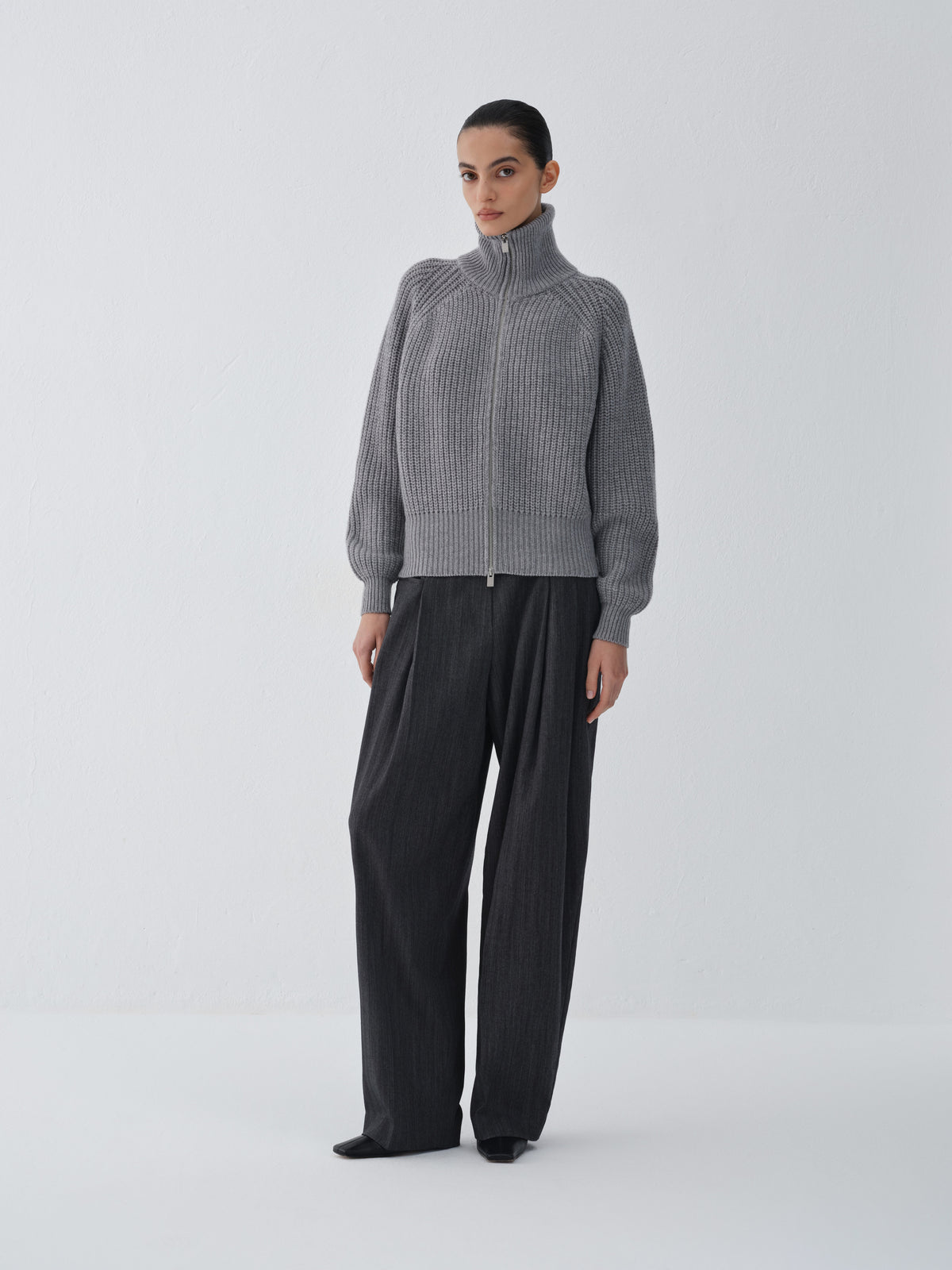 SWETER FENN GREY MELANGE