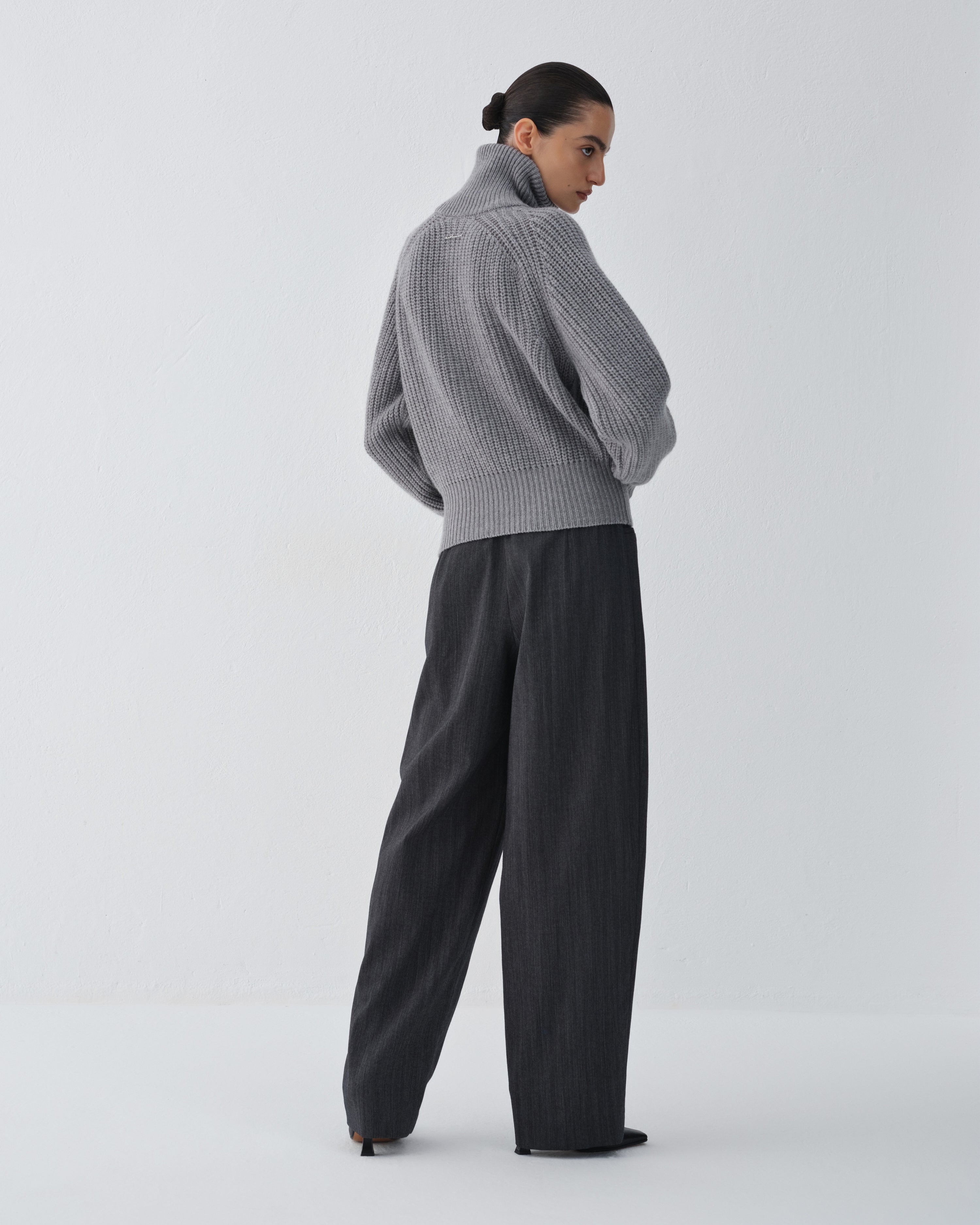 SWETER FENN GREY MELANGE