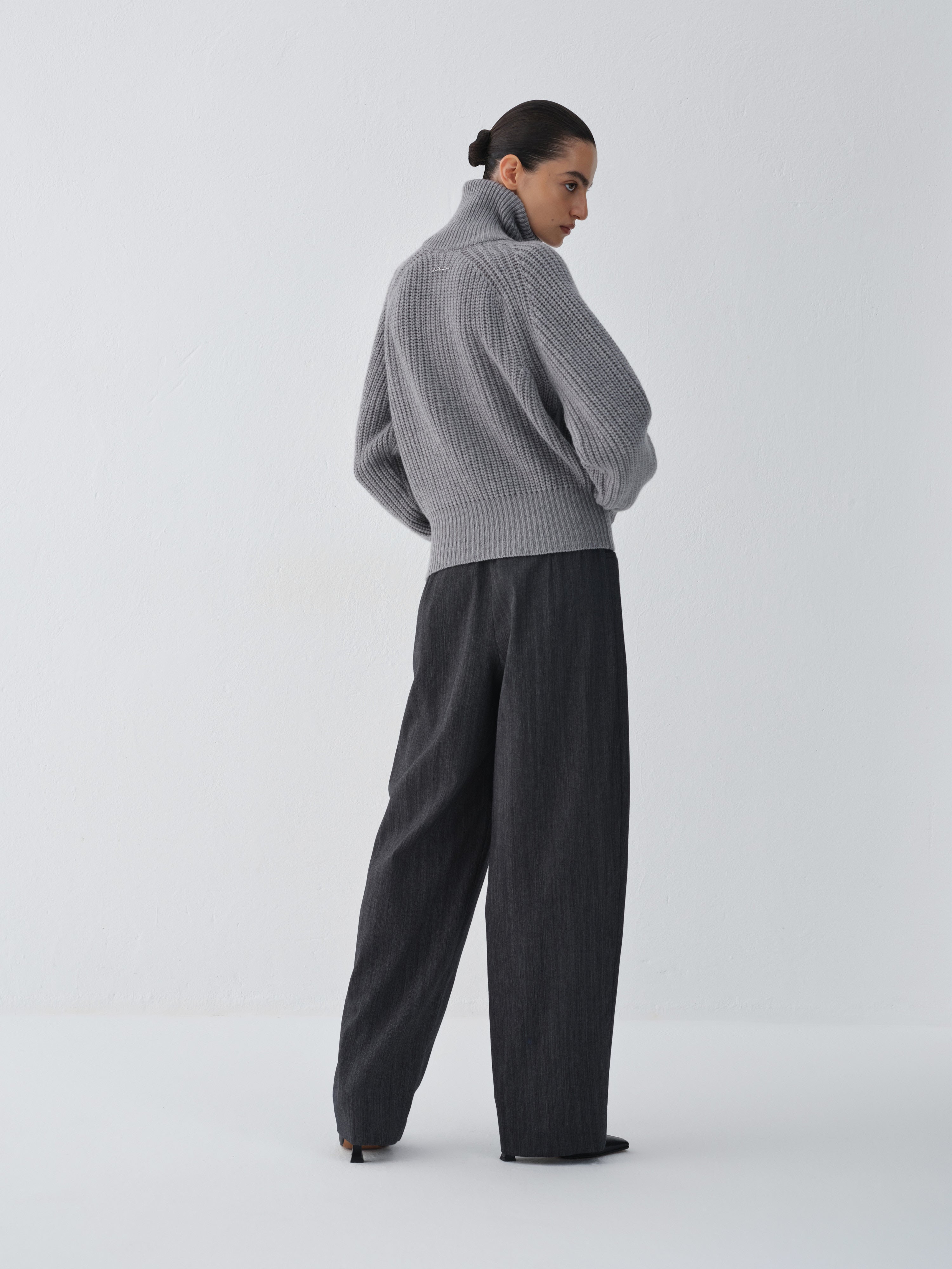 SWETER FENN GREY MELANGE