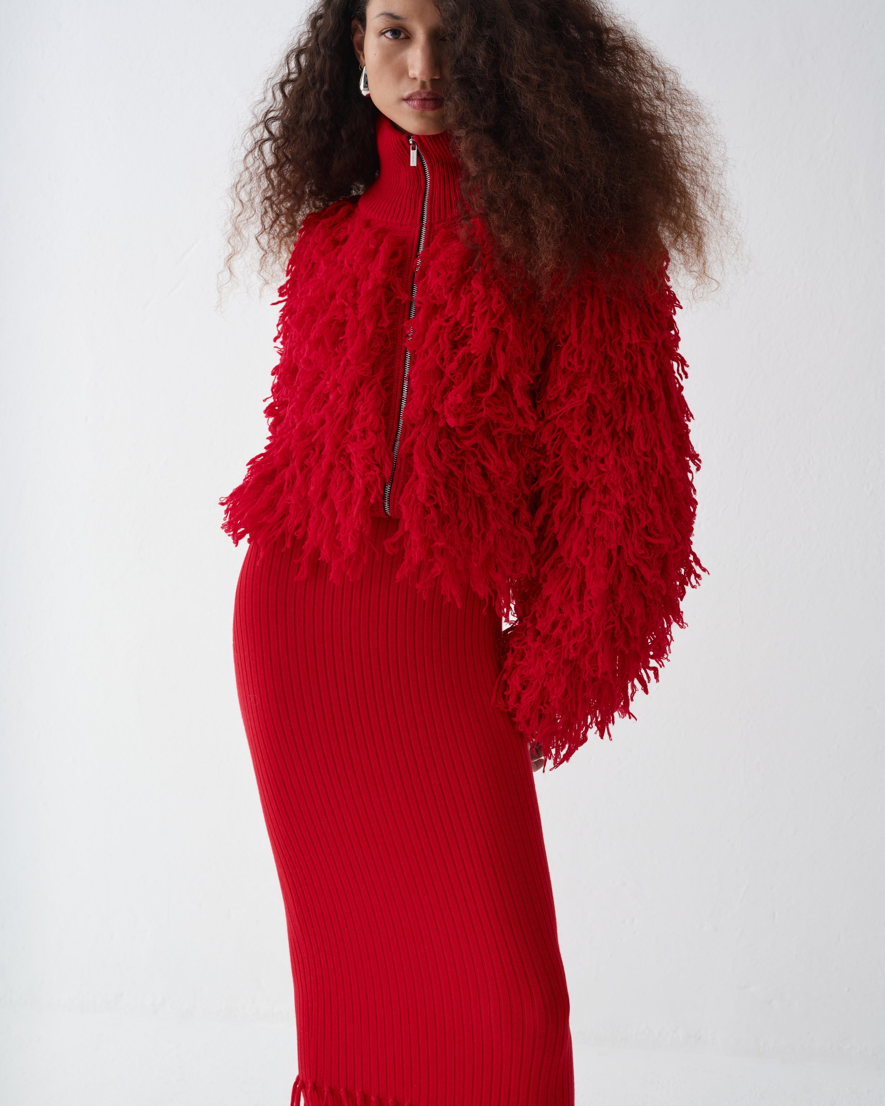 BLUZA FRINGE RED