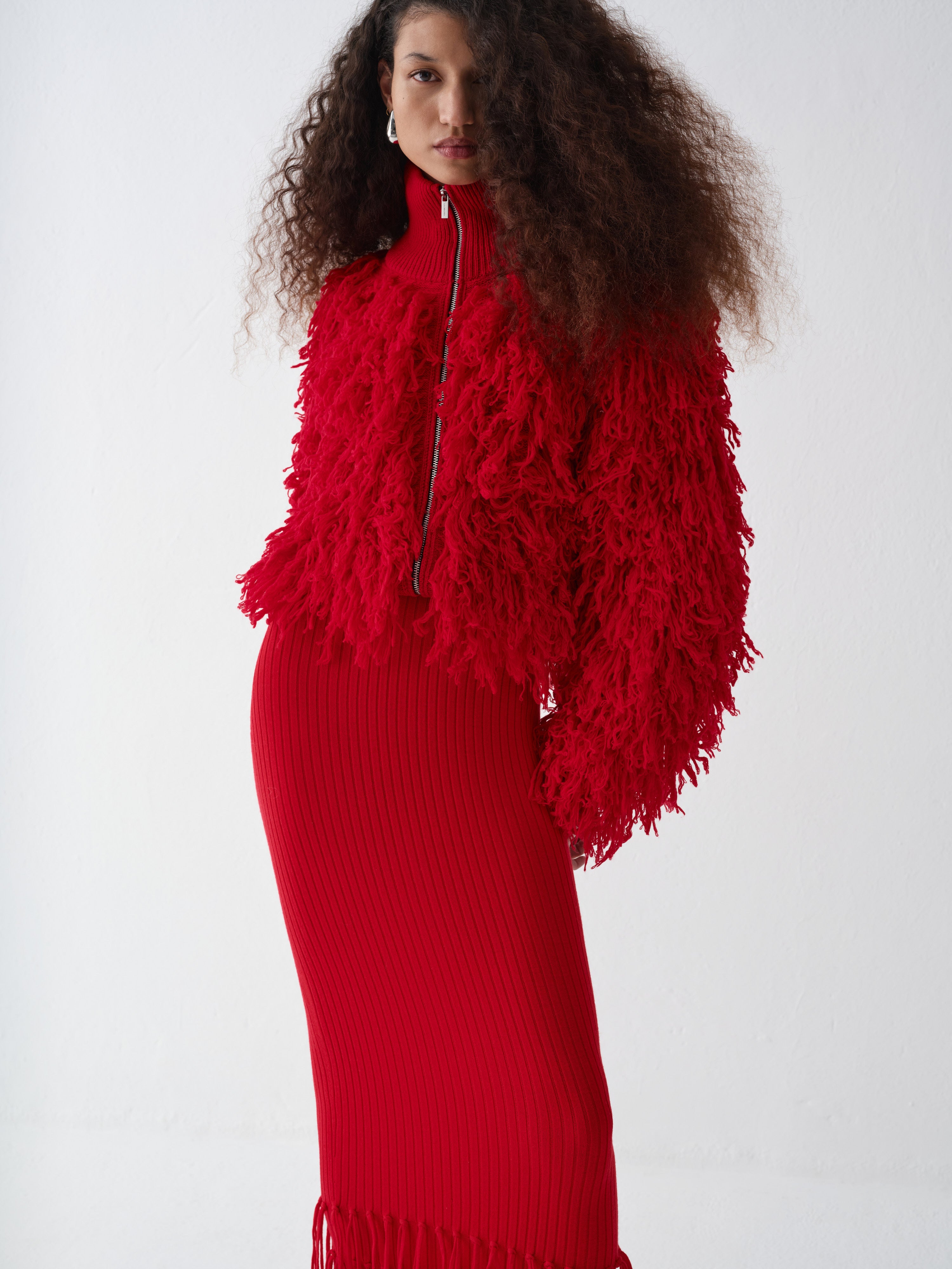 BLUZA FRINGE RED