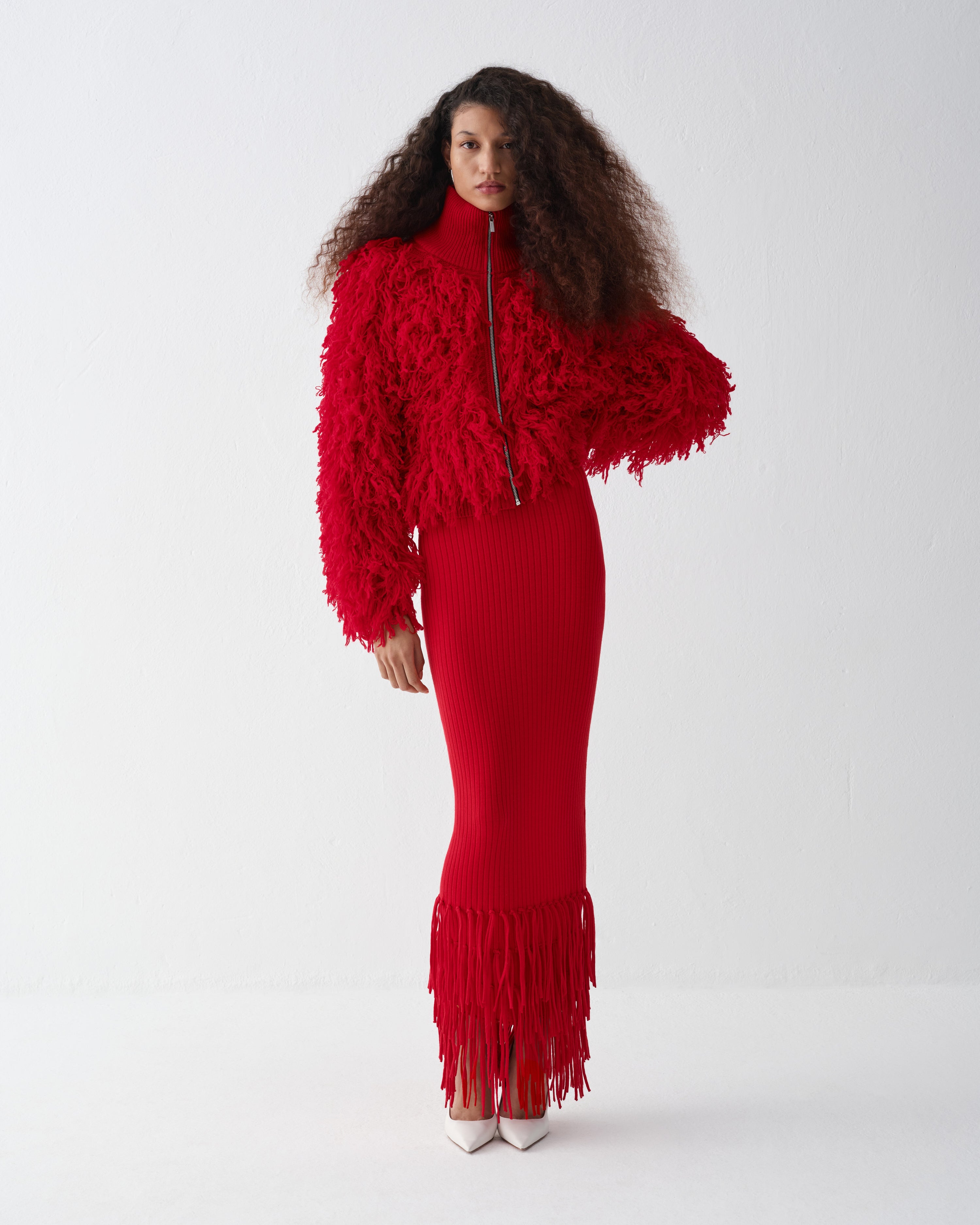 BLUZA FRINGE RED
