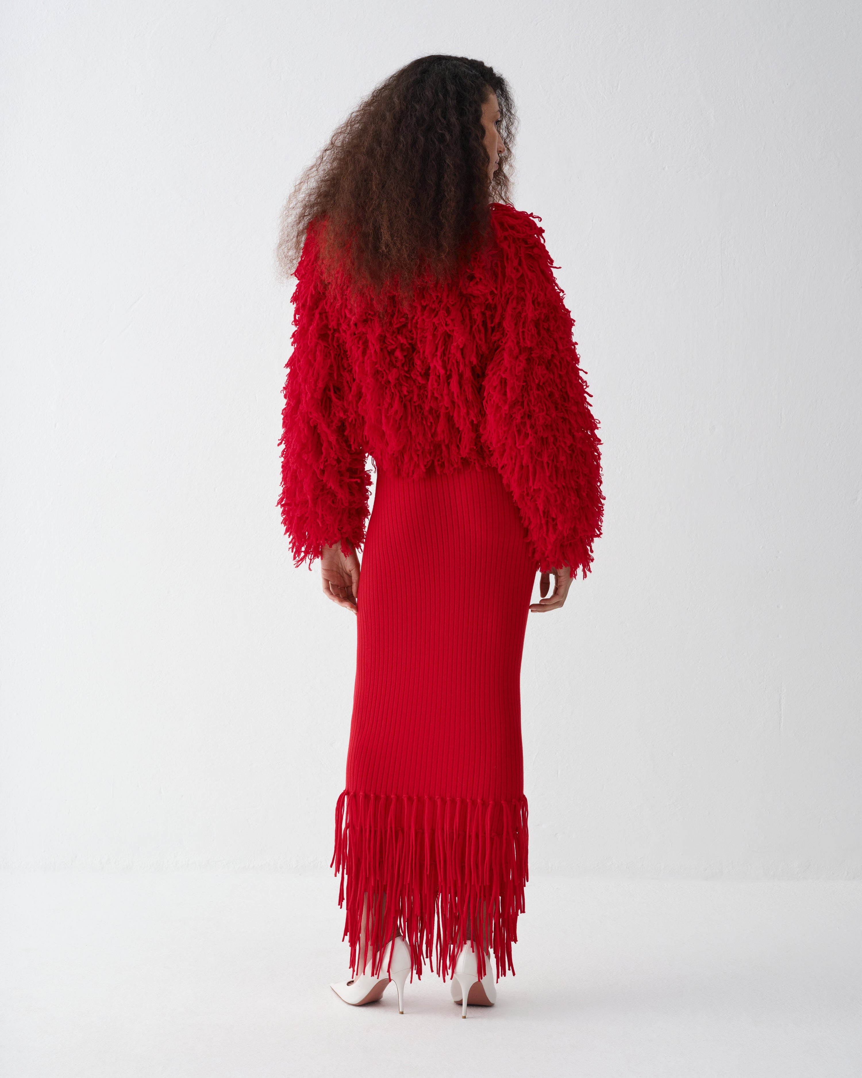 BLUZA FRINGE RED