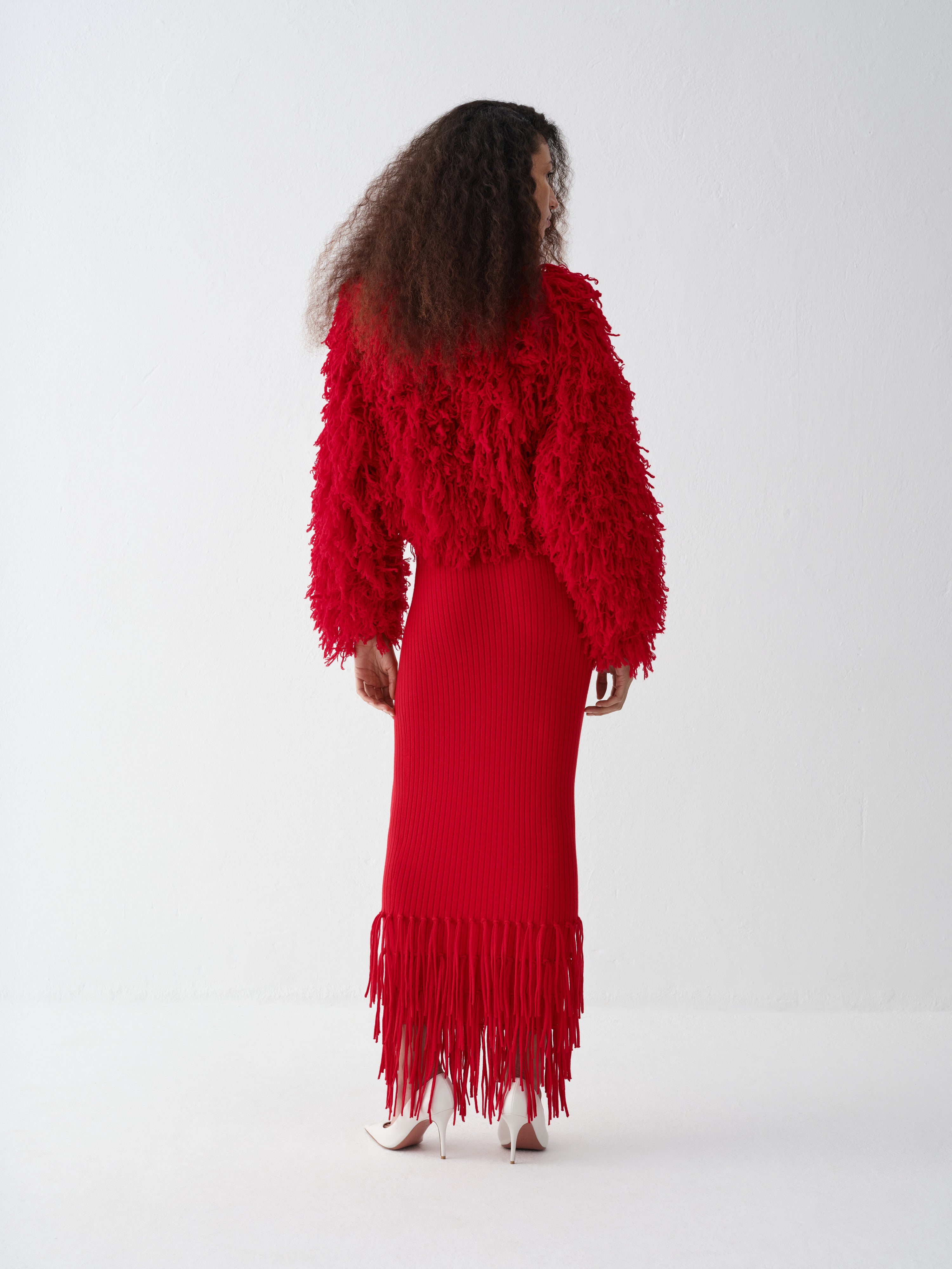 BLUZA FRINGE RED
