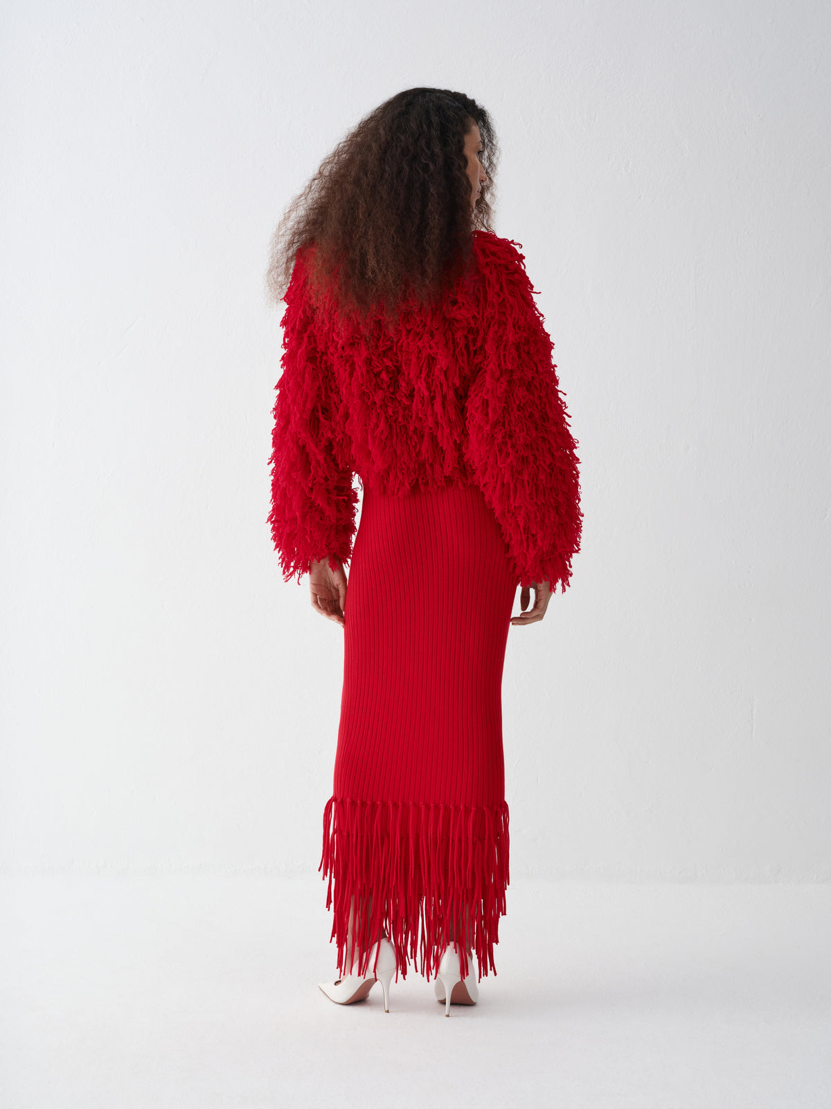 BLUZA FRINGE RED