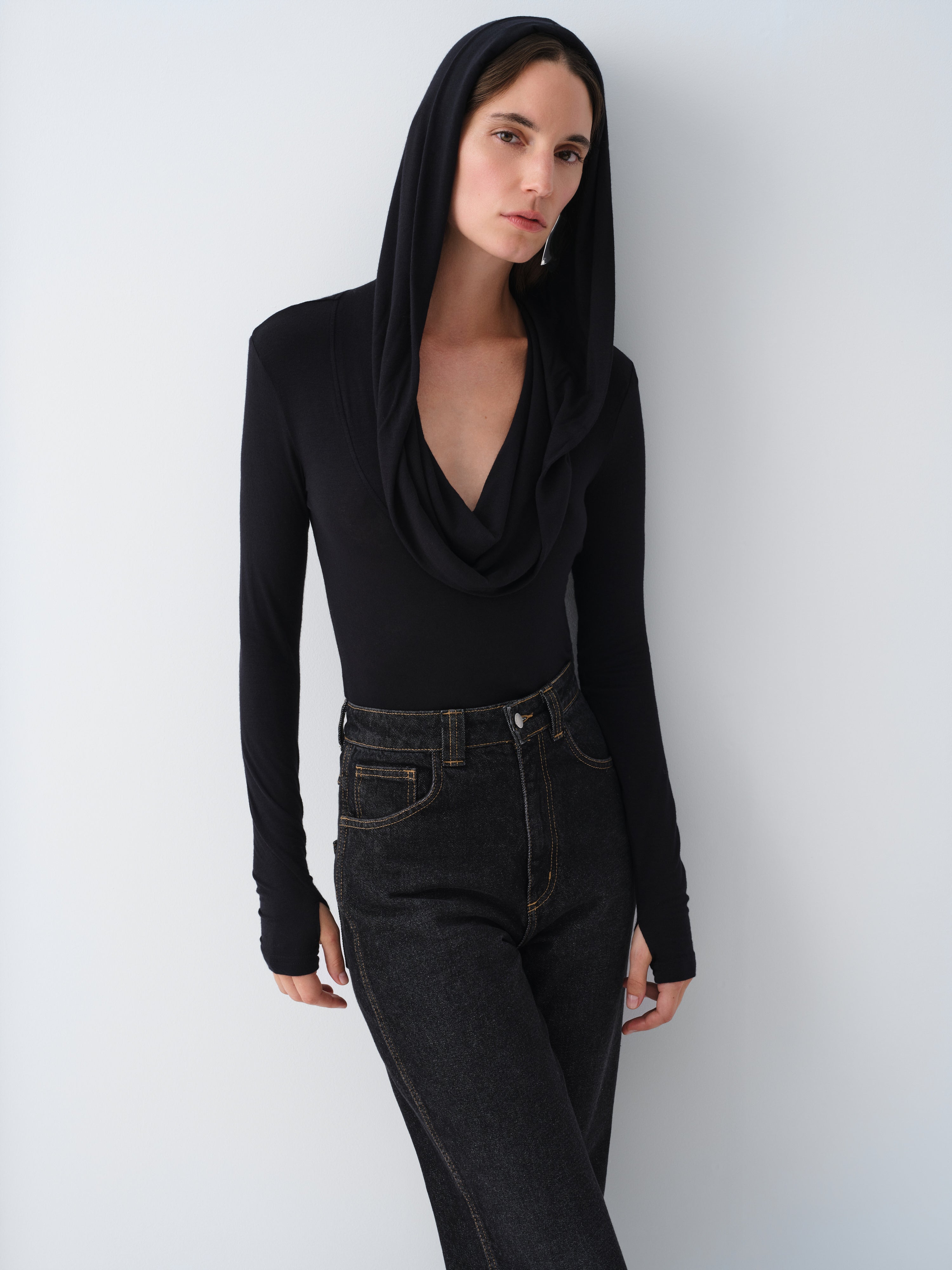 GAEL BLACK LONG SLEEVE
