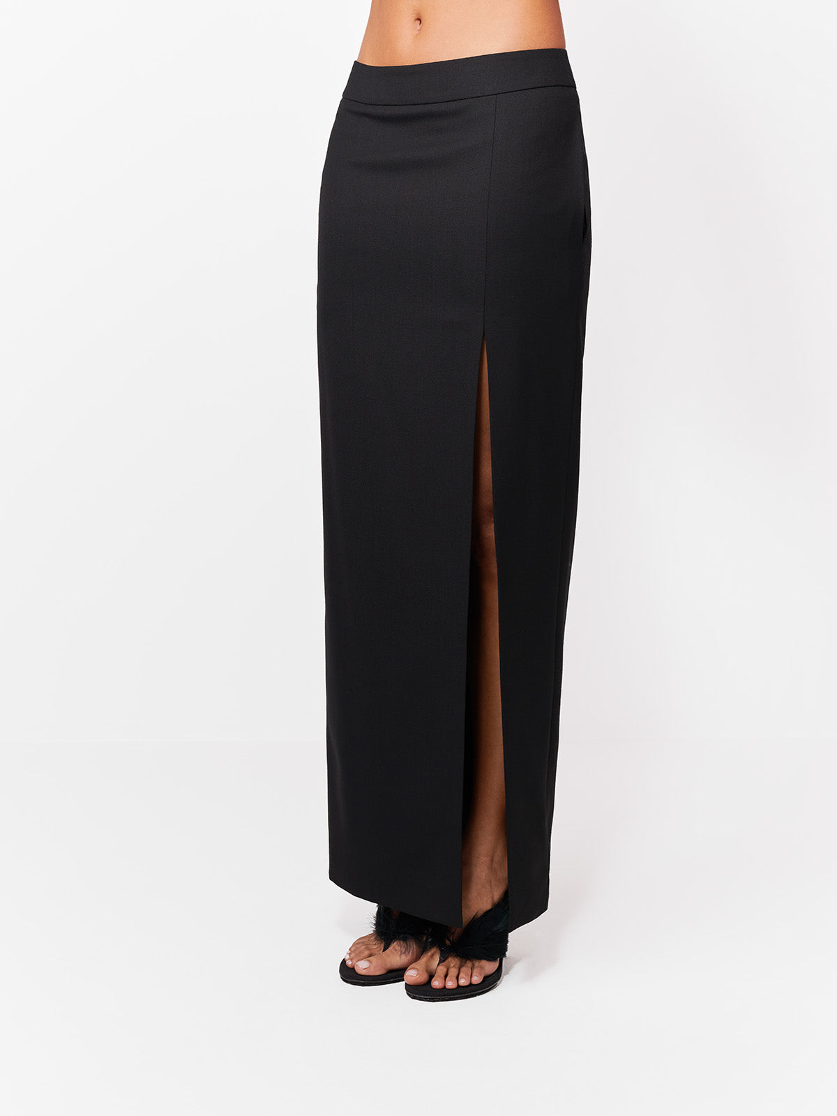 SPÓDNICA MAXI MOVI BLACK